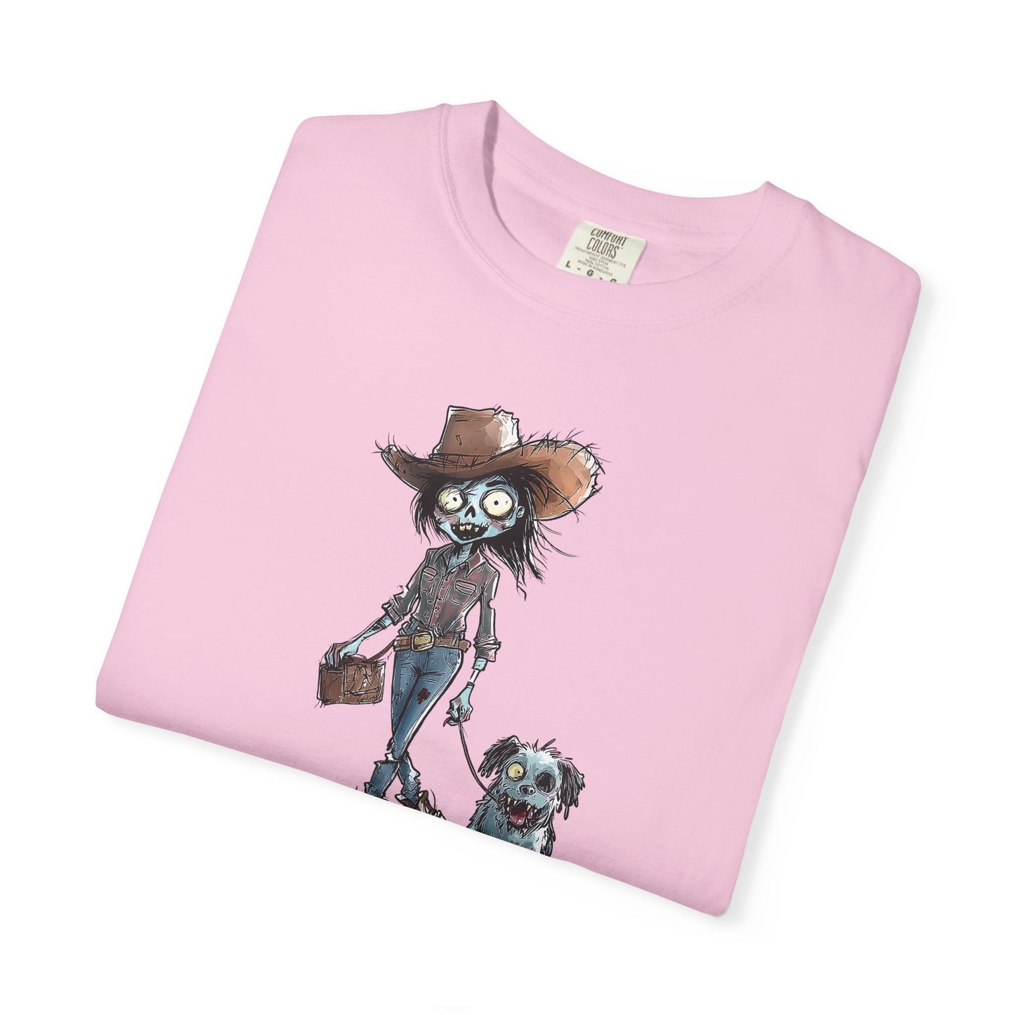Zombie T-Shirt, Unisex Garment-Dyed, They're Coming to Get You, Barbara