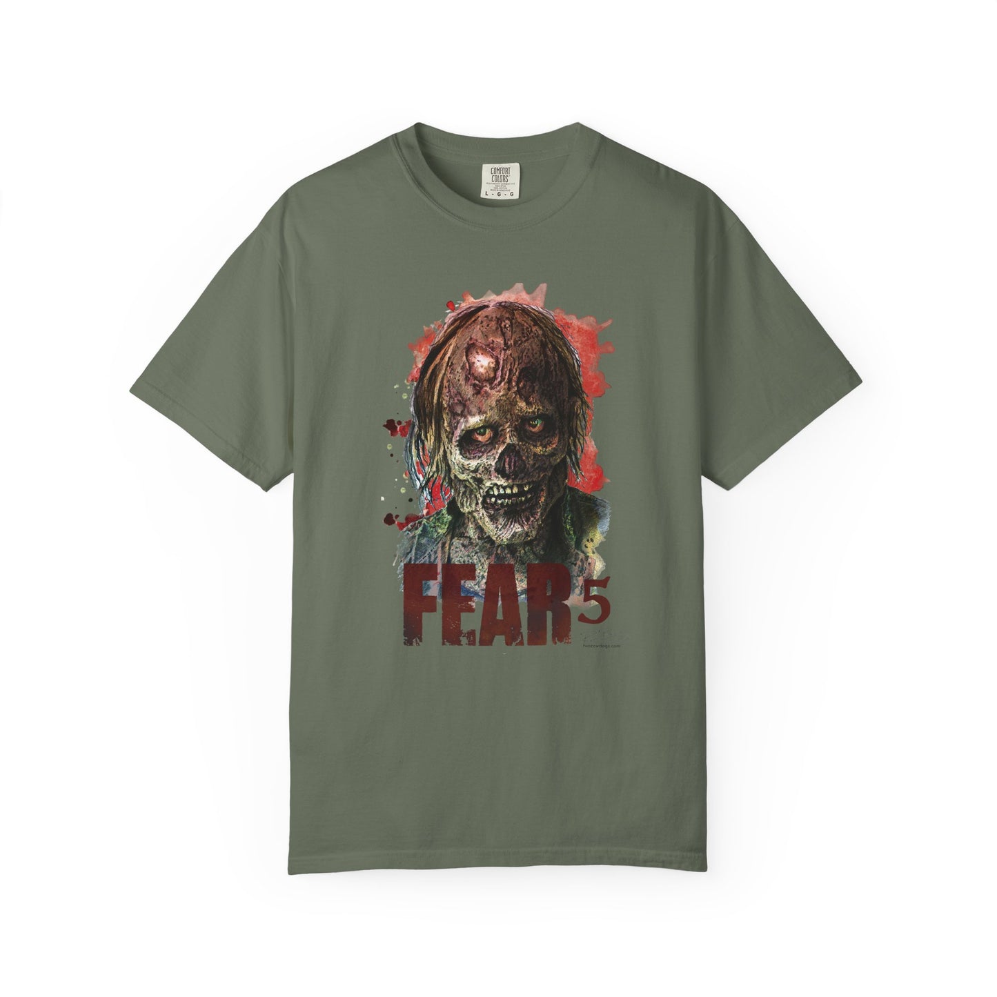 Fear 5 Zombie Garment-Dyed T-shirt