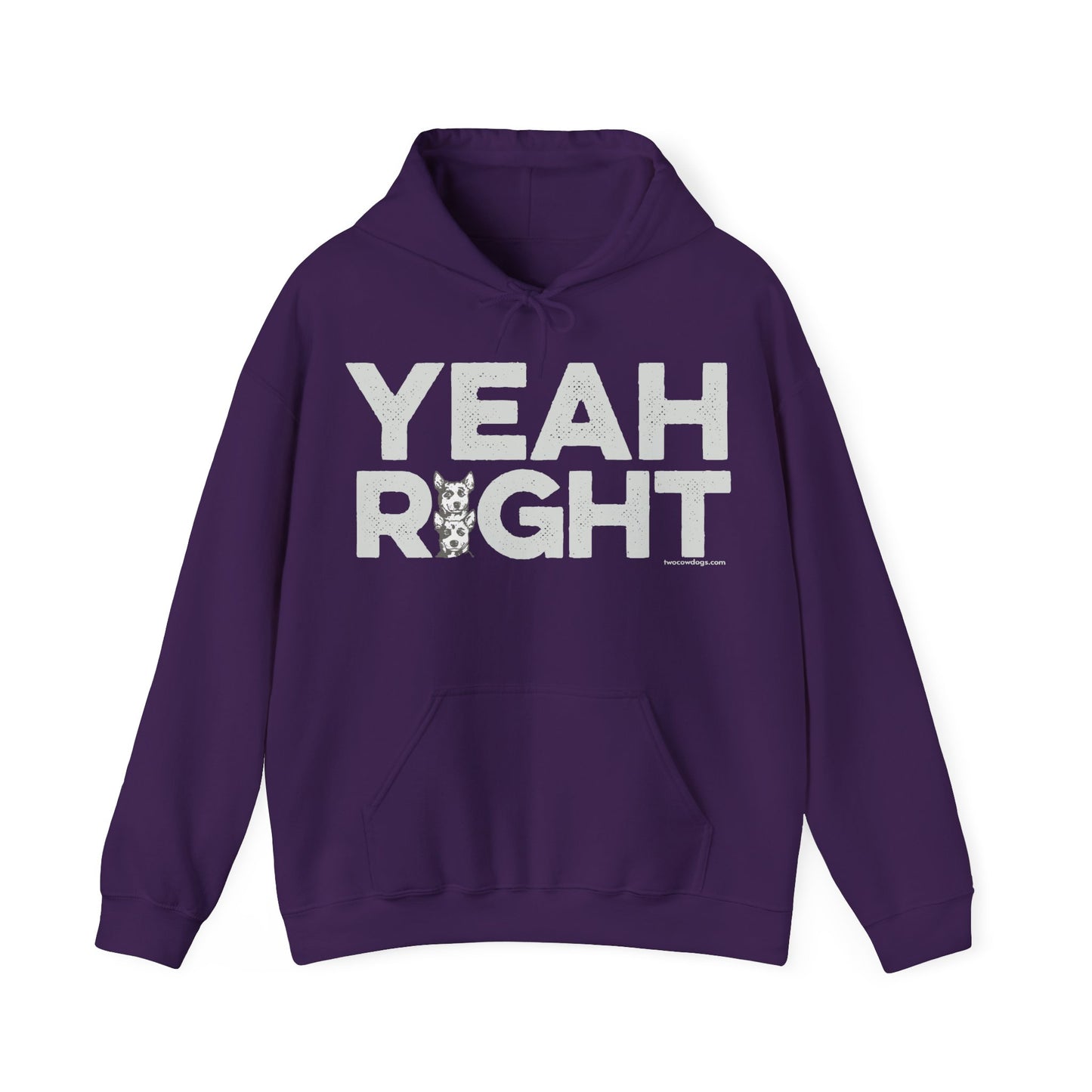 YEAH RIGHT, Heavy-Blend Hooded Sweatshirt