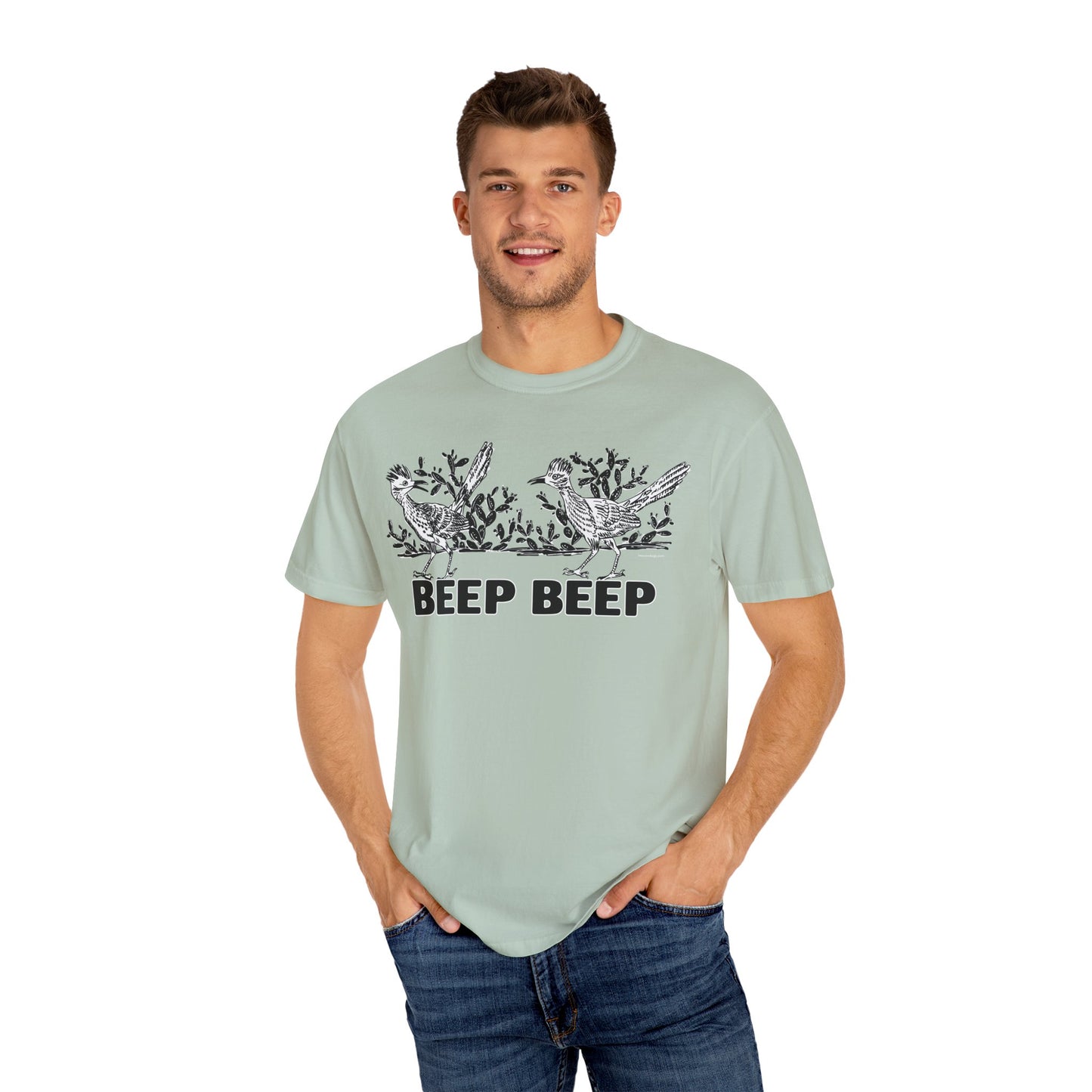 Beep Beep Roadrunner Garment-Dyed T-shirt
