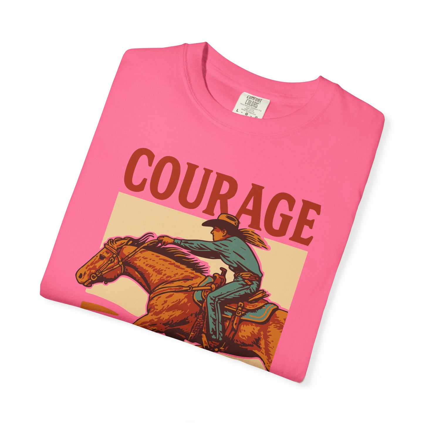 Barrel Racing Courage Graphic T-Shirt