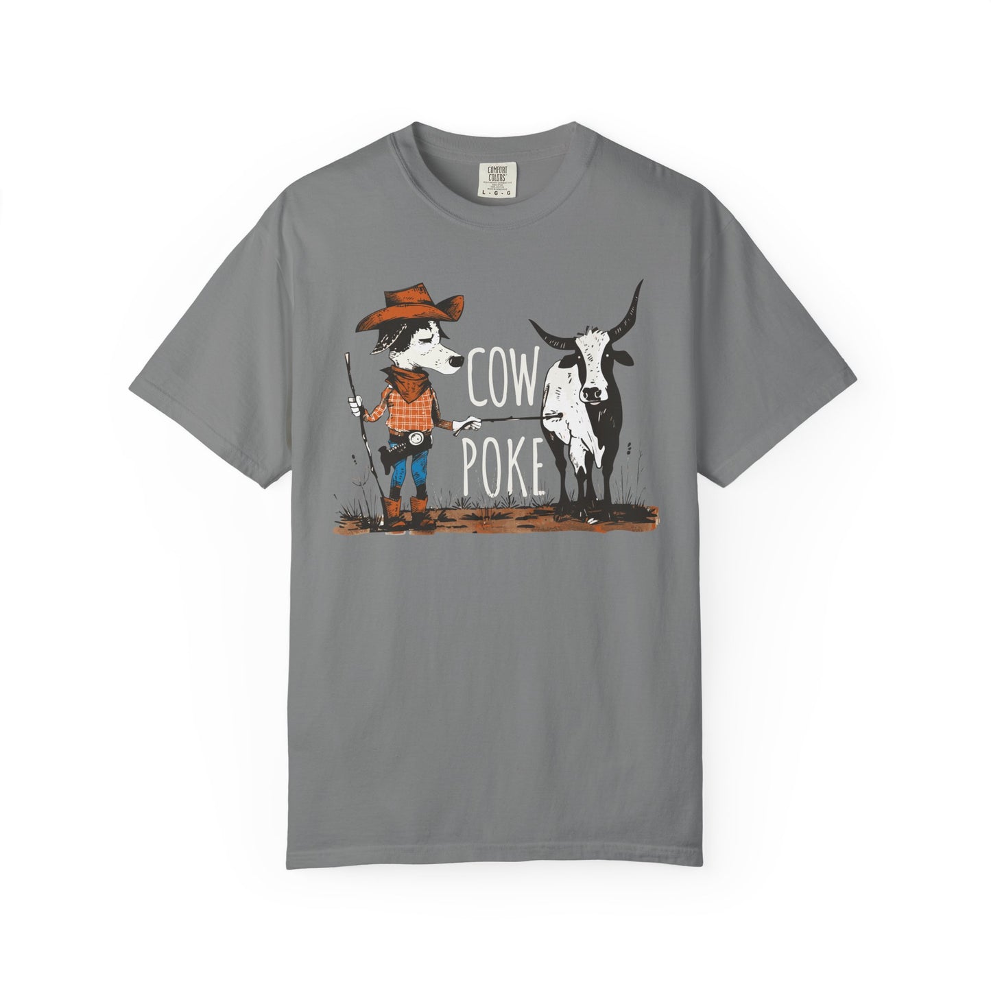 Cow Poke T-Shirt - Unisex Garment-Dyed