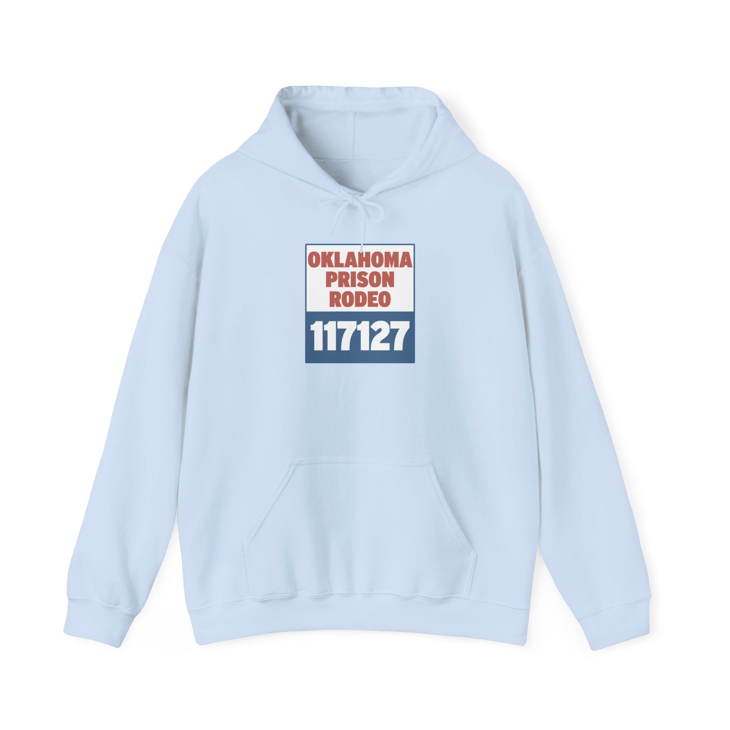 Vintage Rodeo Hoodie with 1940s Prison Rodeo Poster Design