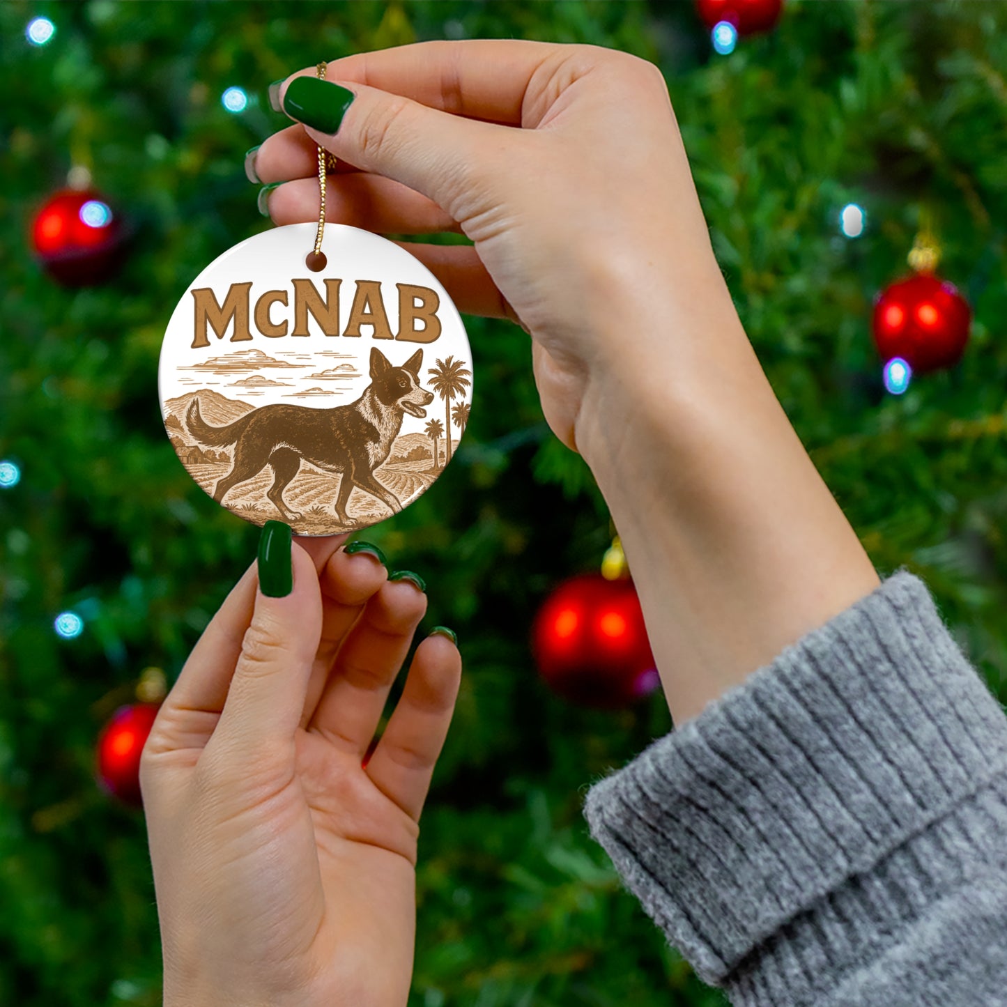 McNab Dog Ornament