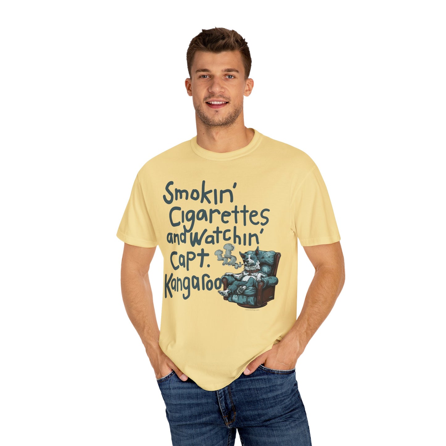 Retro T-Shirt 'Smokin' Cigarettes and Watchin' Captain Kangaroo'