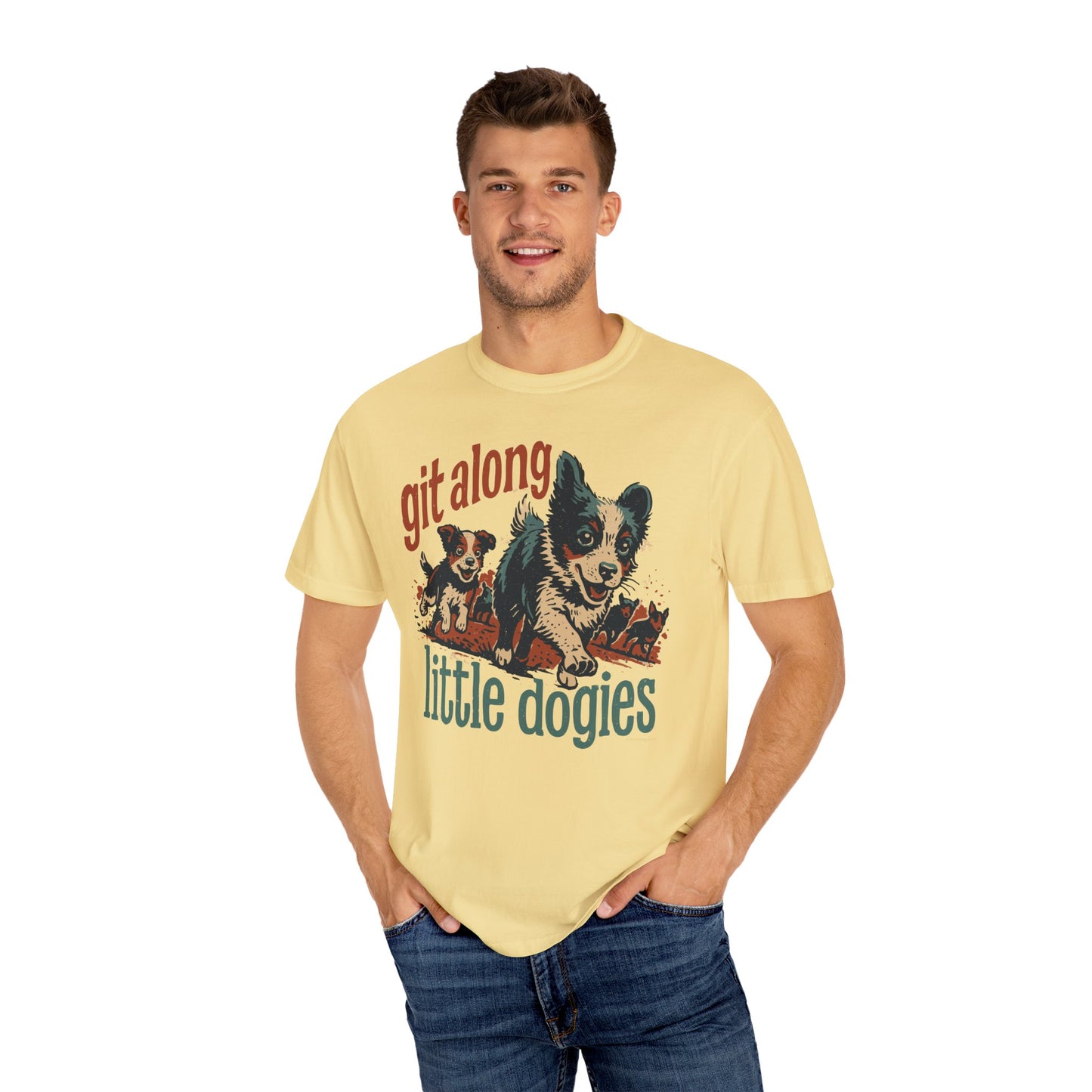 Git Along Little Dogies – Cowdog Pup TShirt