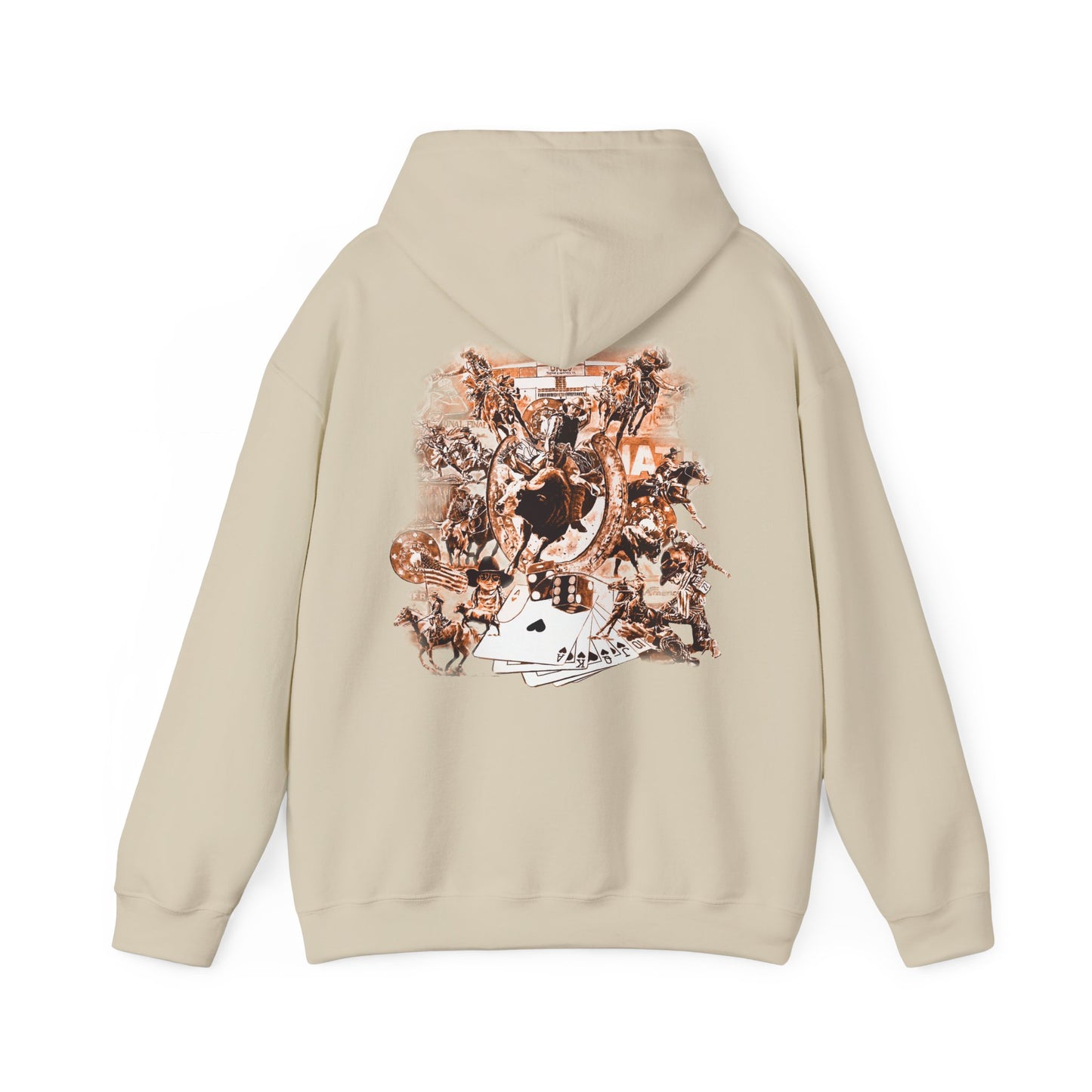 Vegas NFR Rodeo, Heavy-Blend Hooded Sweatshirt, National Finals Rodeo