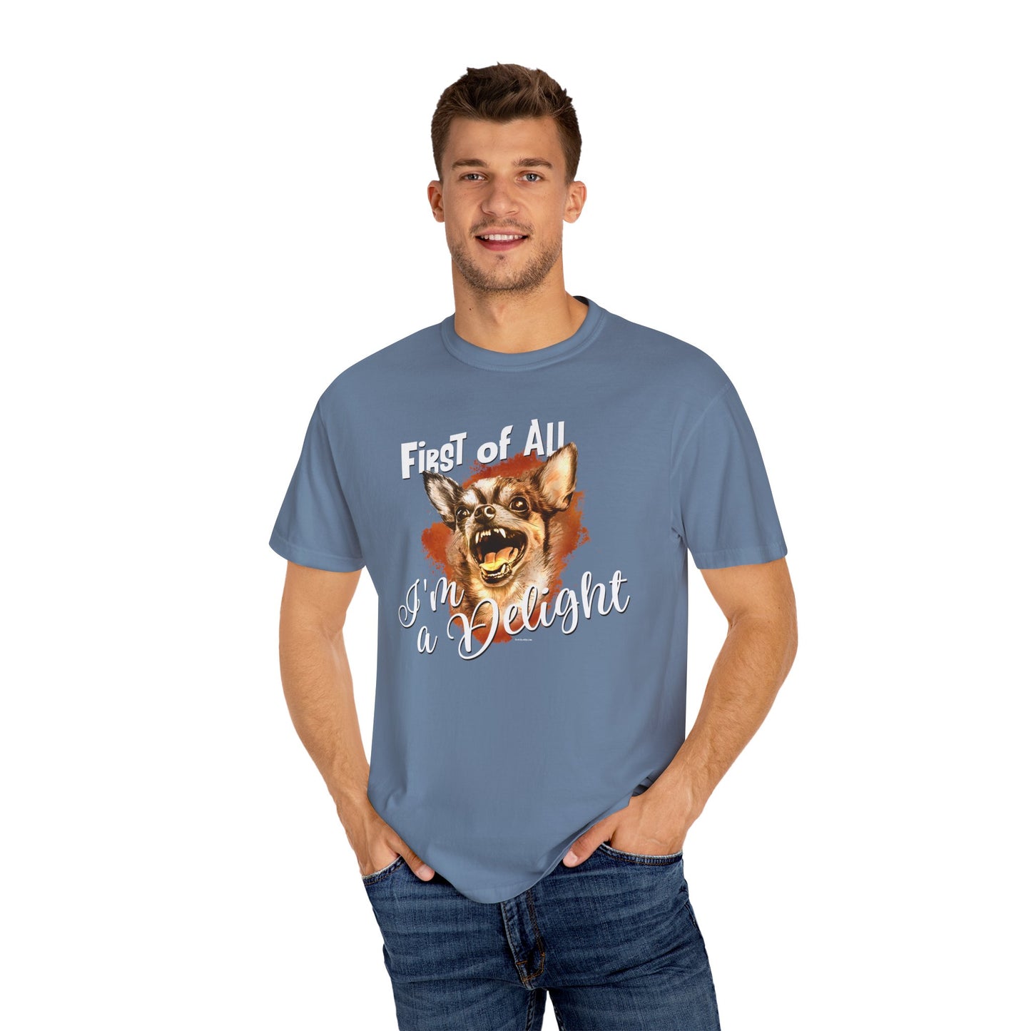 Chihuahua T-shirt - Unisex Garment-Dyed