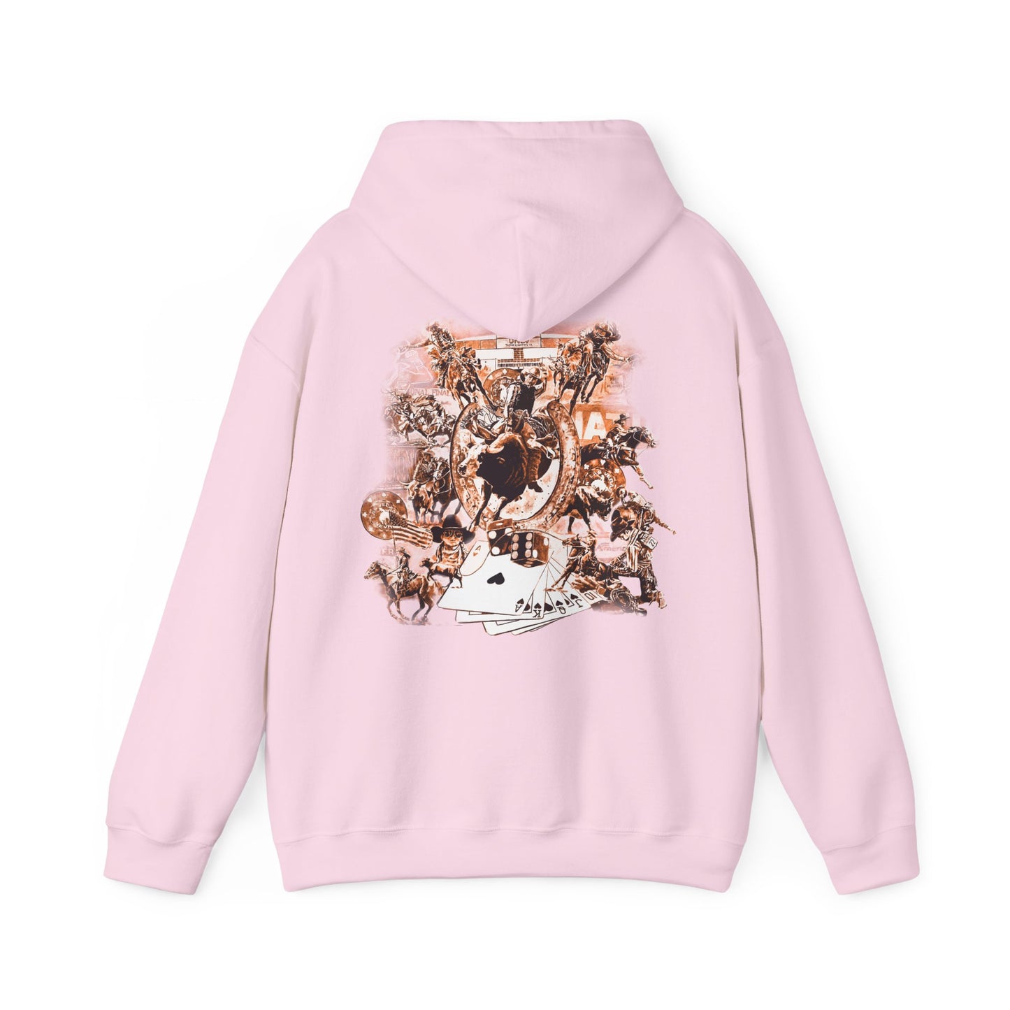 Vegas NFR Rodeo, Heavy-Blend Hooded Sweatshirt, National Finals Rodeo