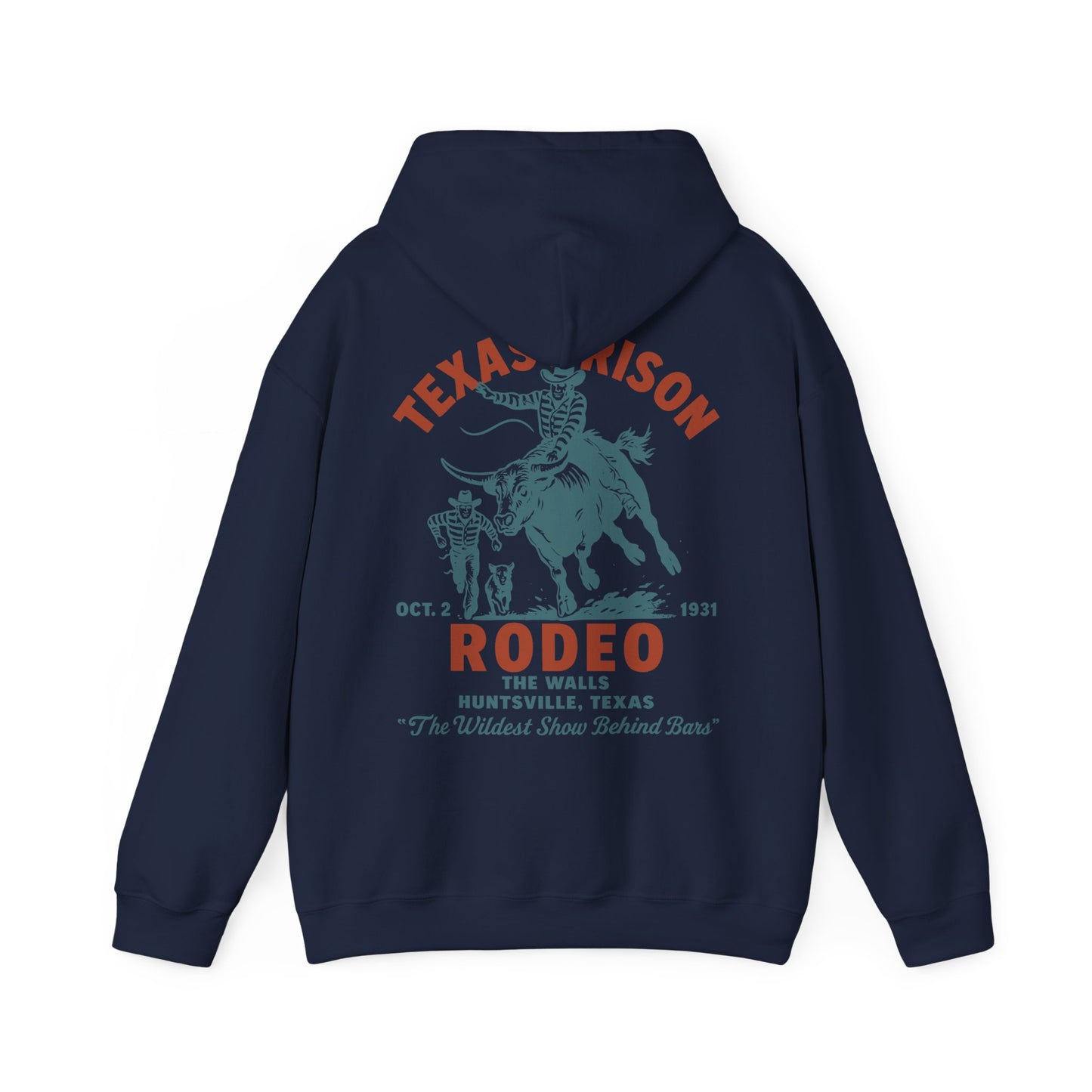 Vintage Rodeo Hoodie - The Wildest Show Behind Bars Design