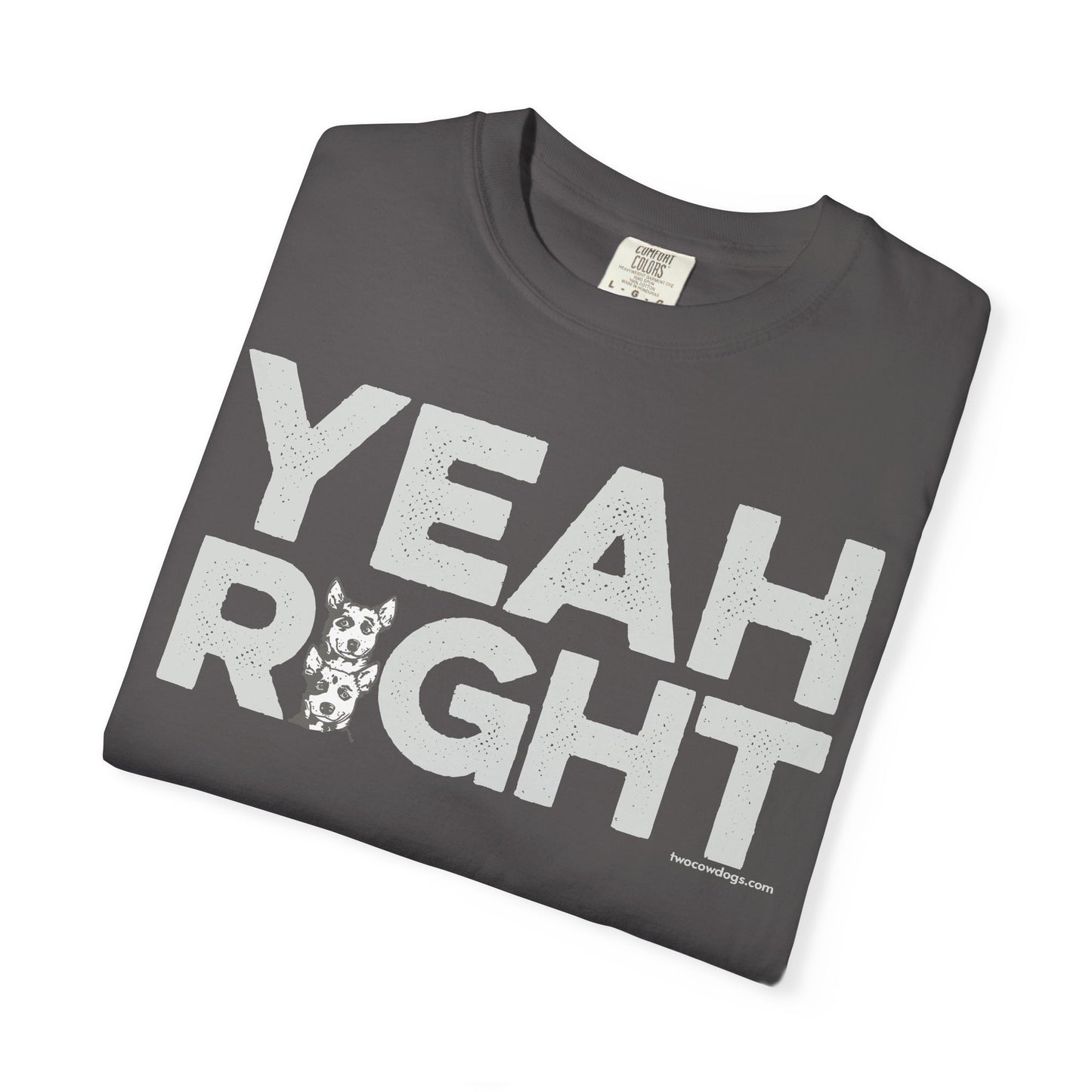 YEAH RIGHT, Garment Dyed T-Shirt
