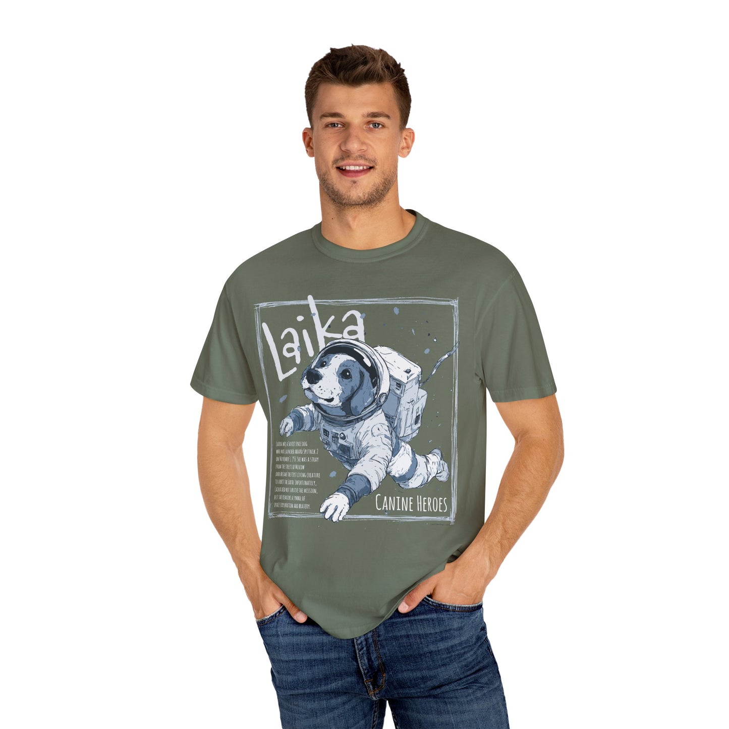 Space Cowdog T-shirt - Laika