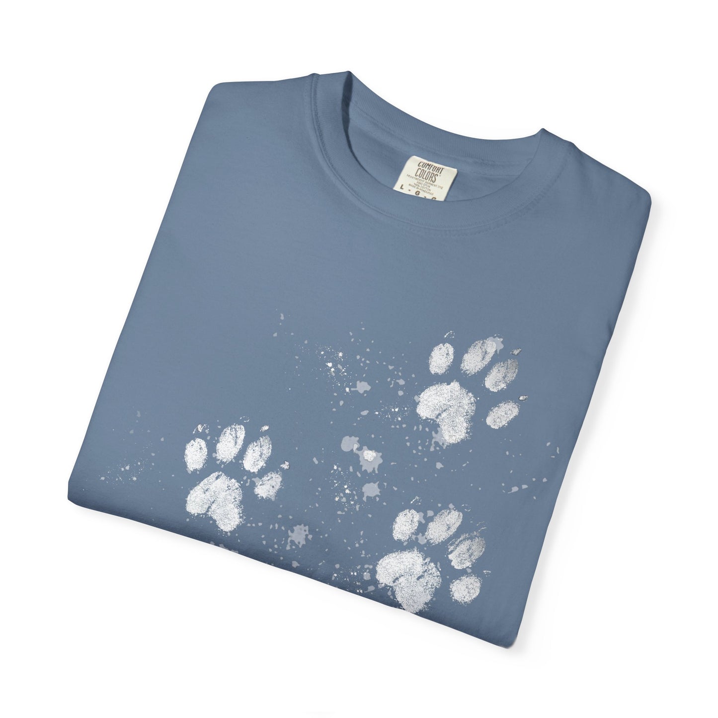 Dog Tracks T-Shirt - Unisex Garment-Dyed