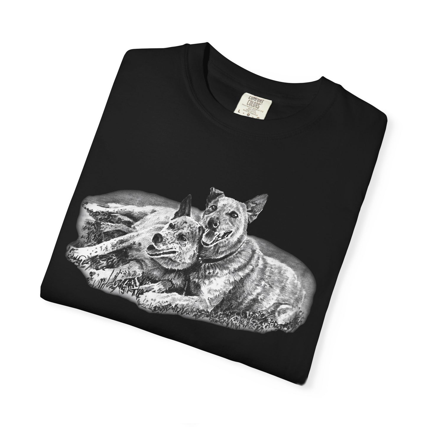 Two Red Heeler Cowdogs Unisex T-Shirt