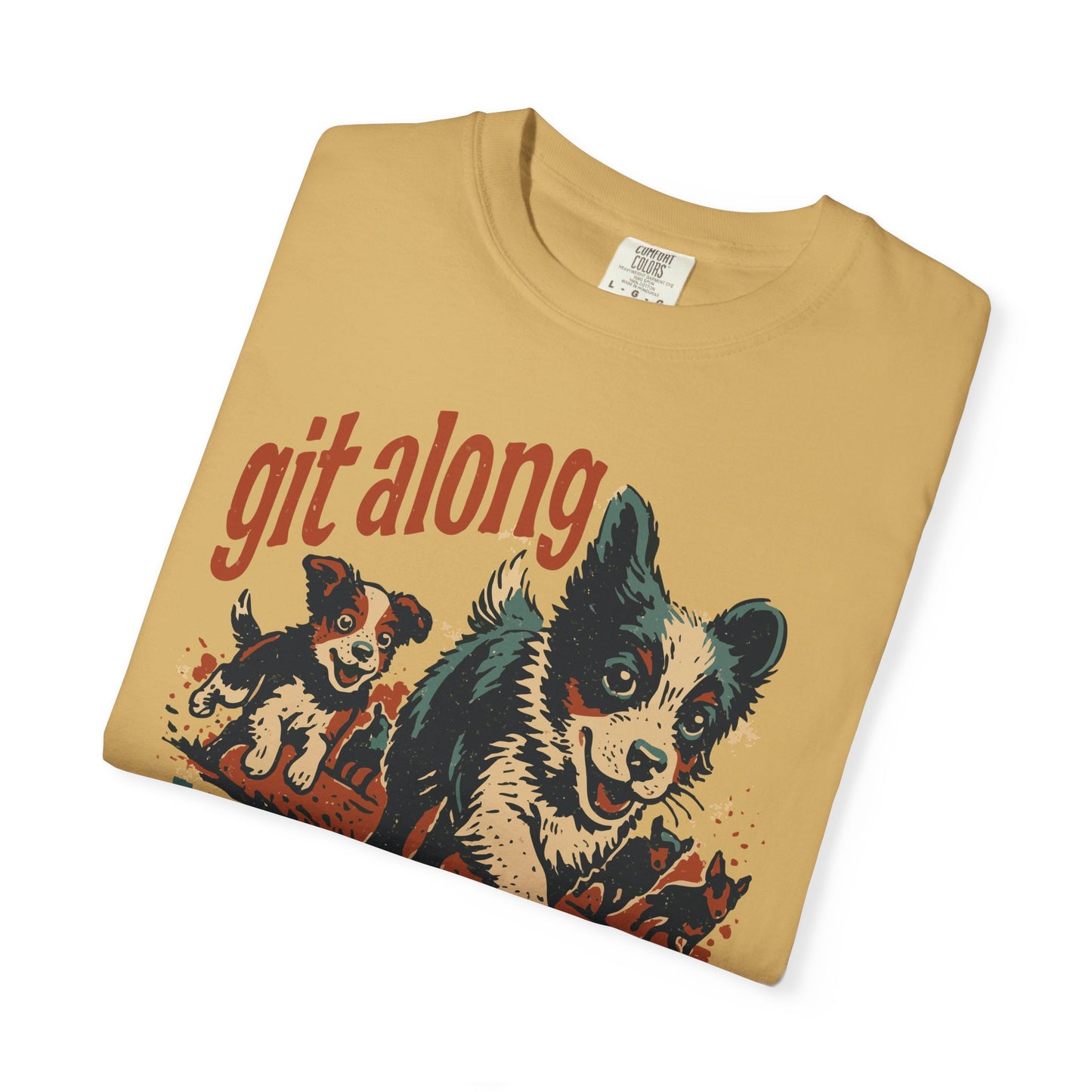 Git Along Little Dogies – Cowdog Pup TShirt