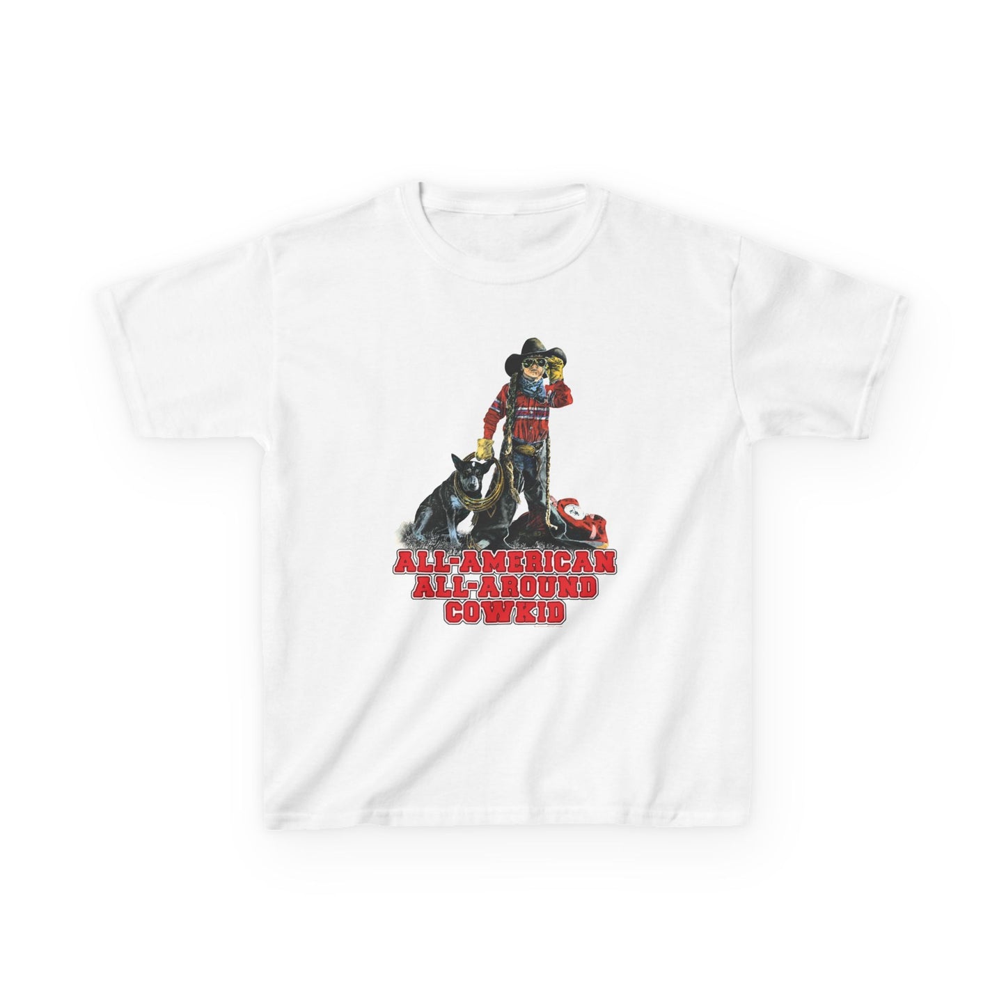 Kids- All-American All-Around Cowkid Heavy Cotton™ Tee