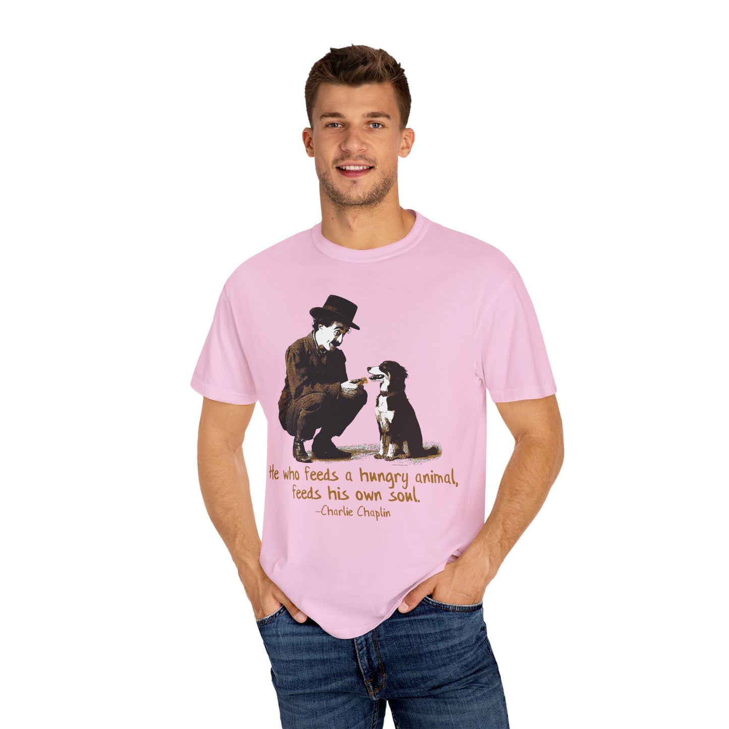 Vintage Chaplin Kindness Cowdog T-shirt