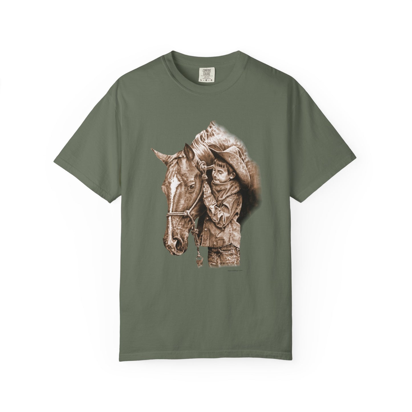 Horse Gift Tee Shirt, Cowkid gets pony for present