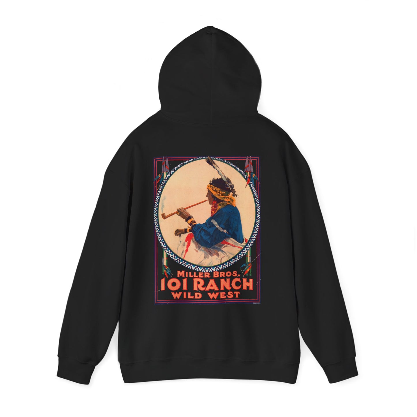 Vintage Wild West Show Hoodie Sweatshirt