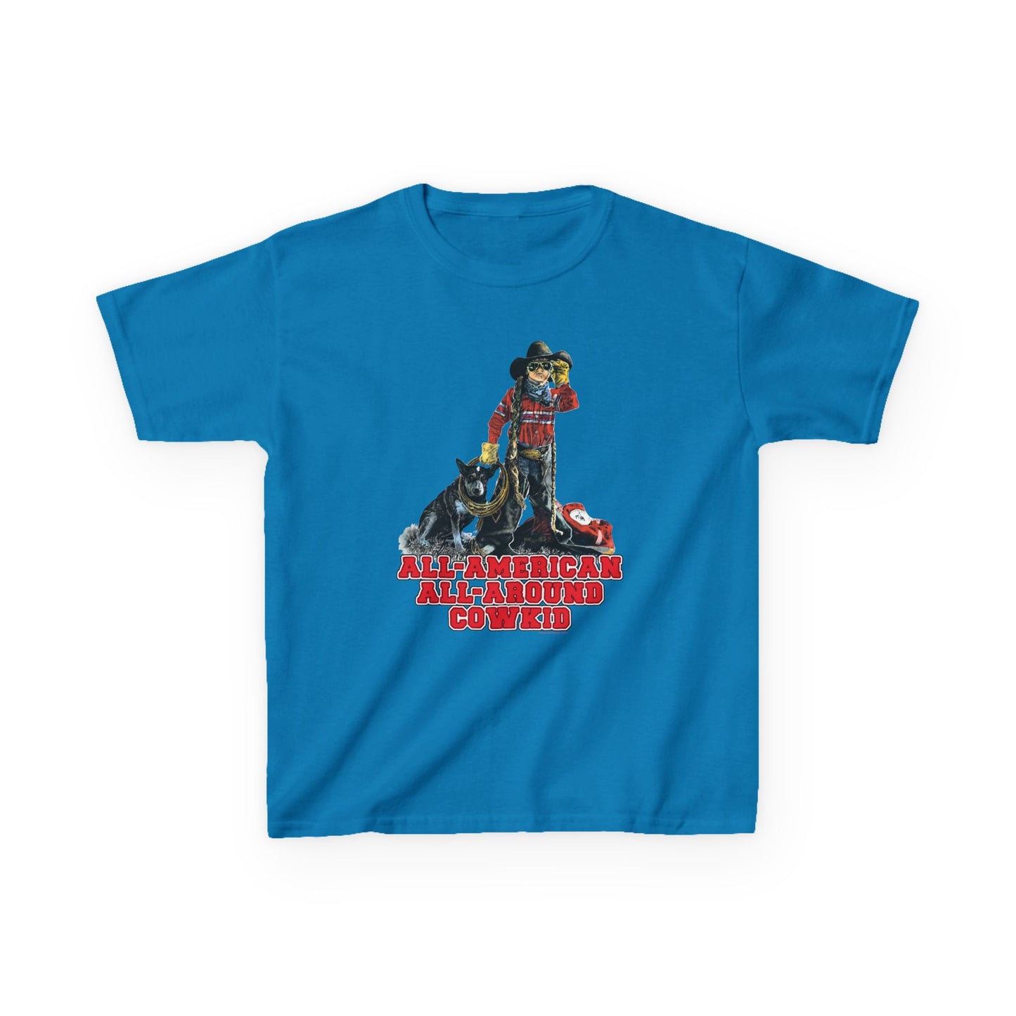 Kids- All-American All-Around Cowkid Heavy Cotton™ Tee