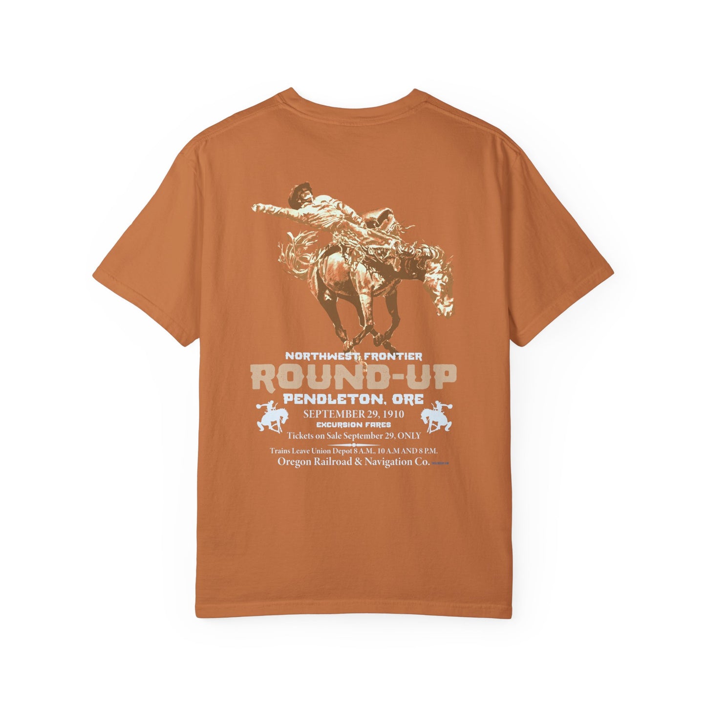 Vintage Rodeo Round-Up Pendleton T-Shirt, Front and Back