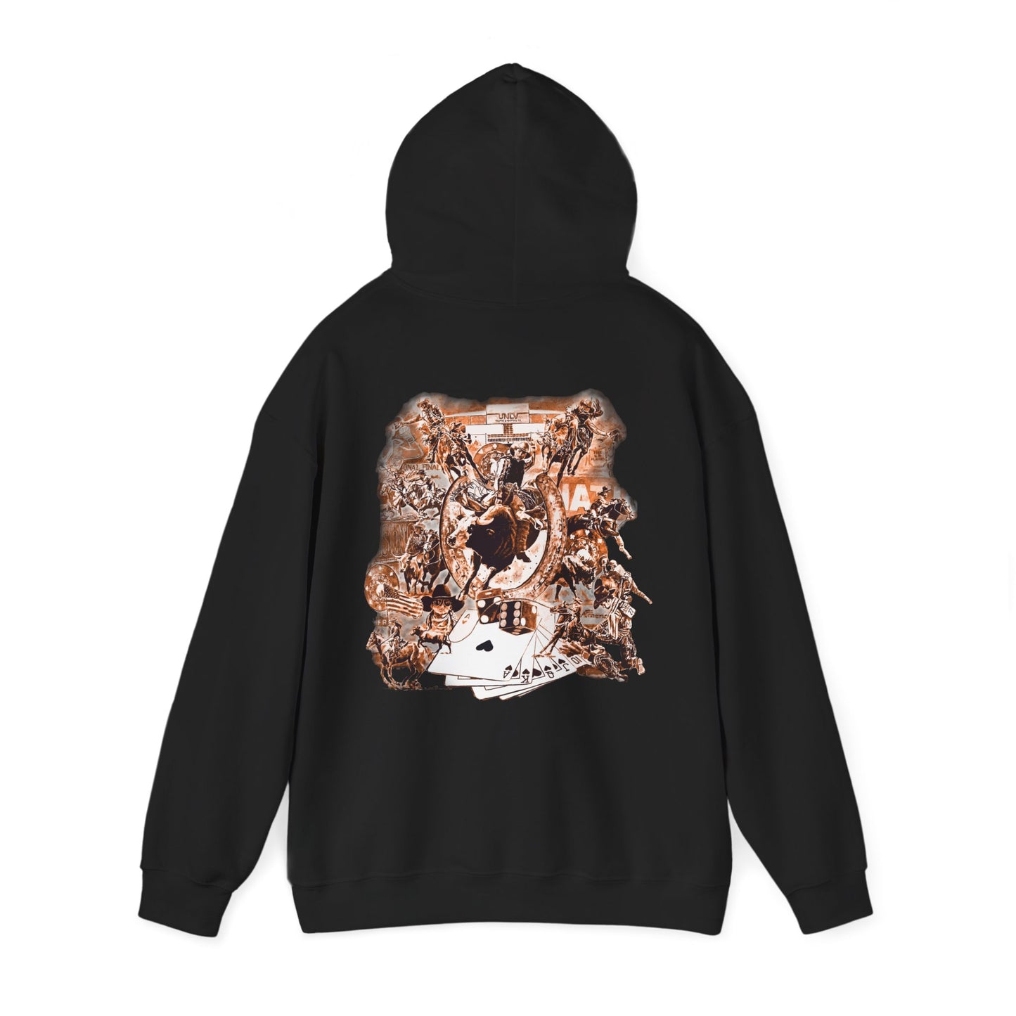 Vegas NFR Rodeo, Heavy-Blend Hooded Sweatshirt, National Finals Rodeo