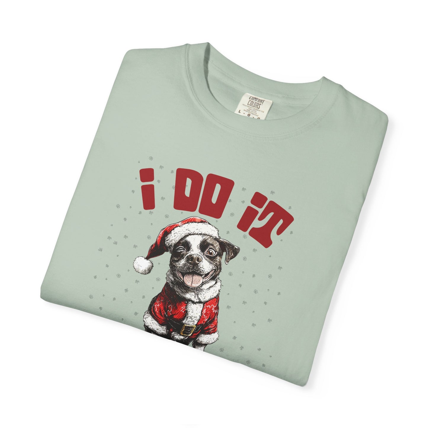 Holiday Cheer Unisex Garment-Dyed T-shirt, Christmas Gift Tee, Funny Xmas Shirt