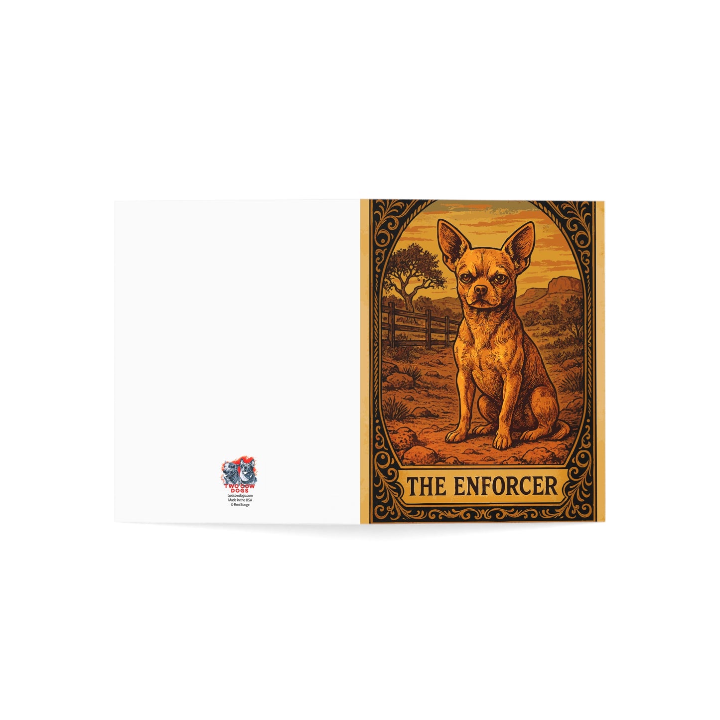 Chihuahua Notecards (10pcs) - The Enforcer Design