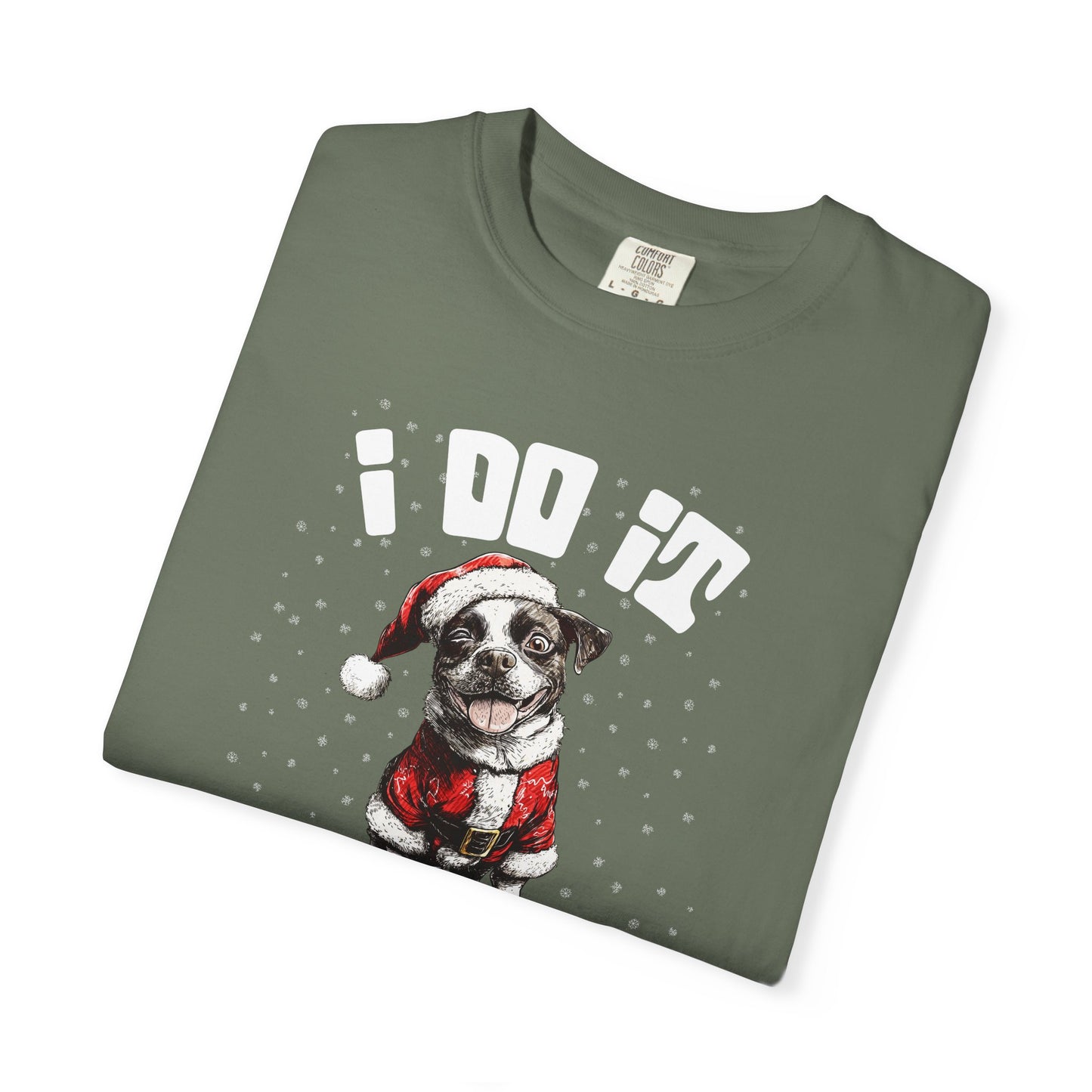 Holiday Cheer Unisex Garment-Dyed T-shirt, Christmas Gift Tee, Funny Xmas Shirt
