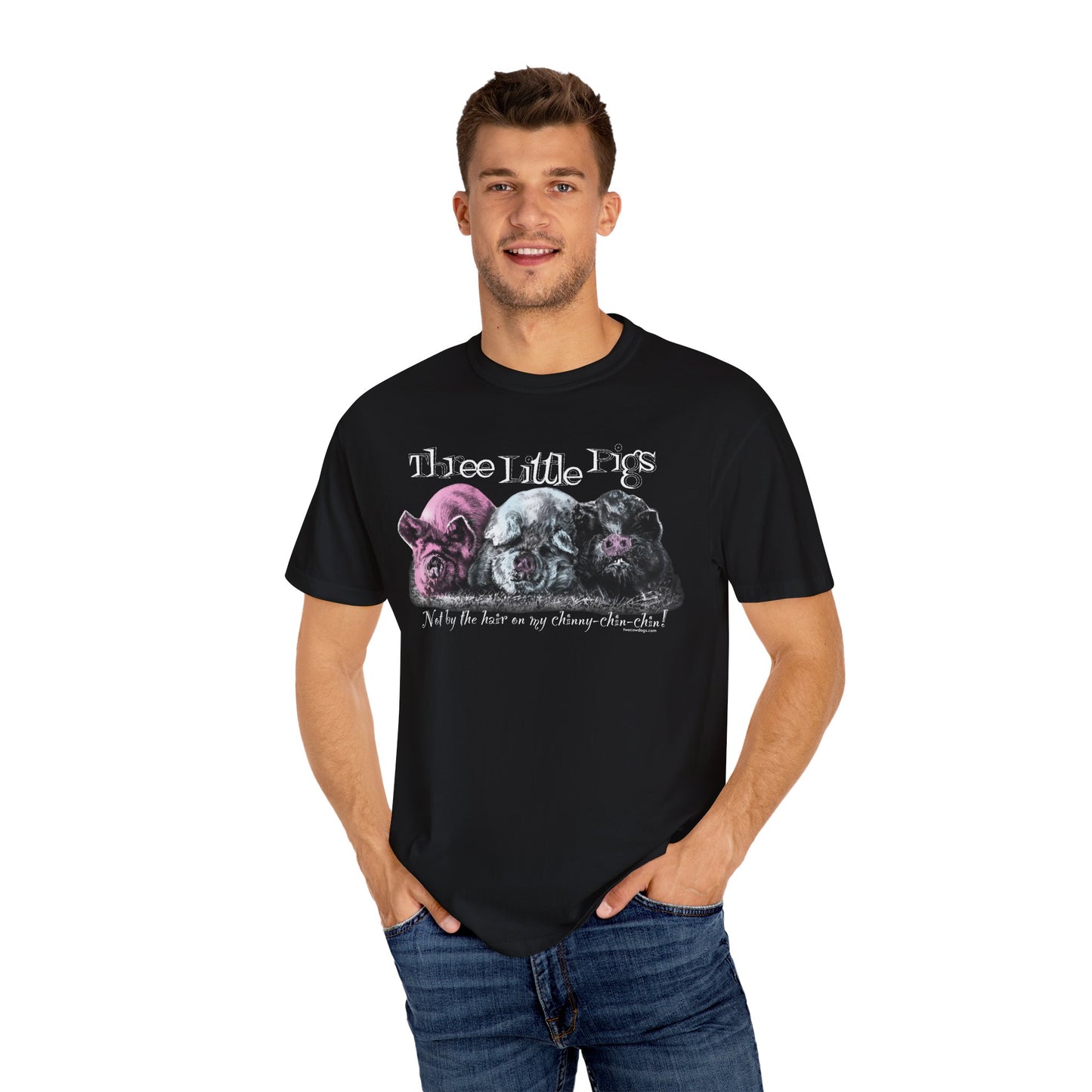 Three Little Pigs Garment-Dyed T-shirt