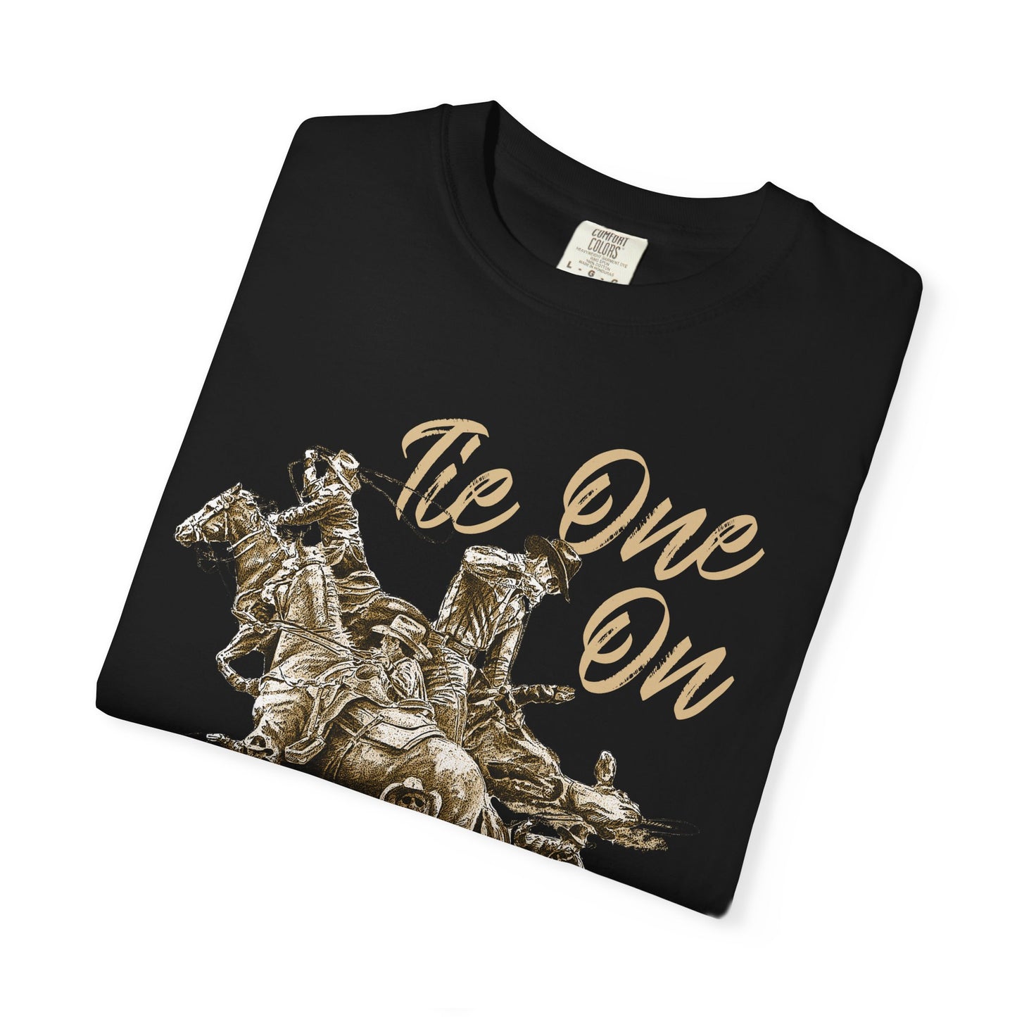 Rodeo Calf Roping, Tie-Down T-Shirt