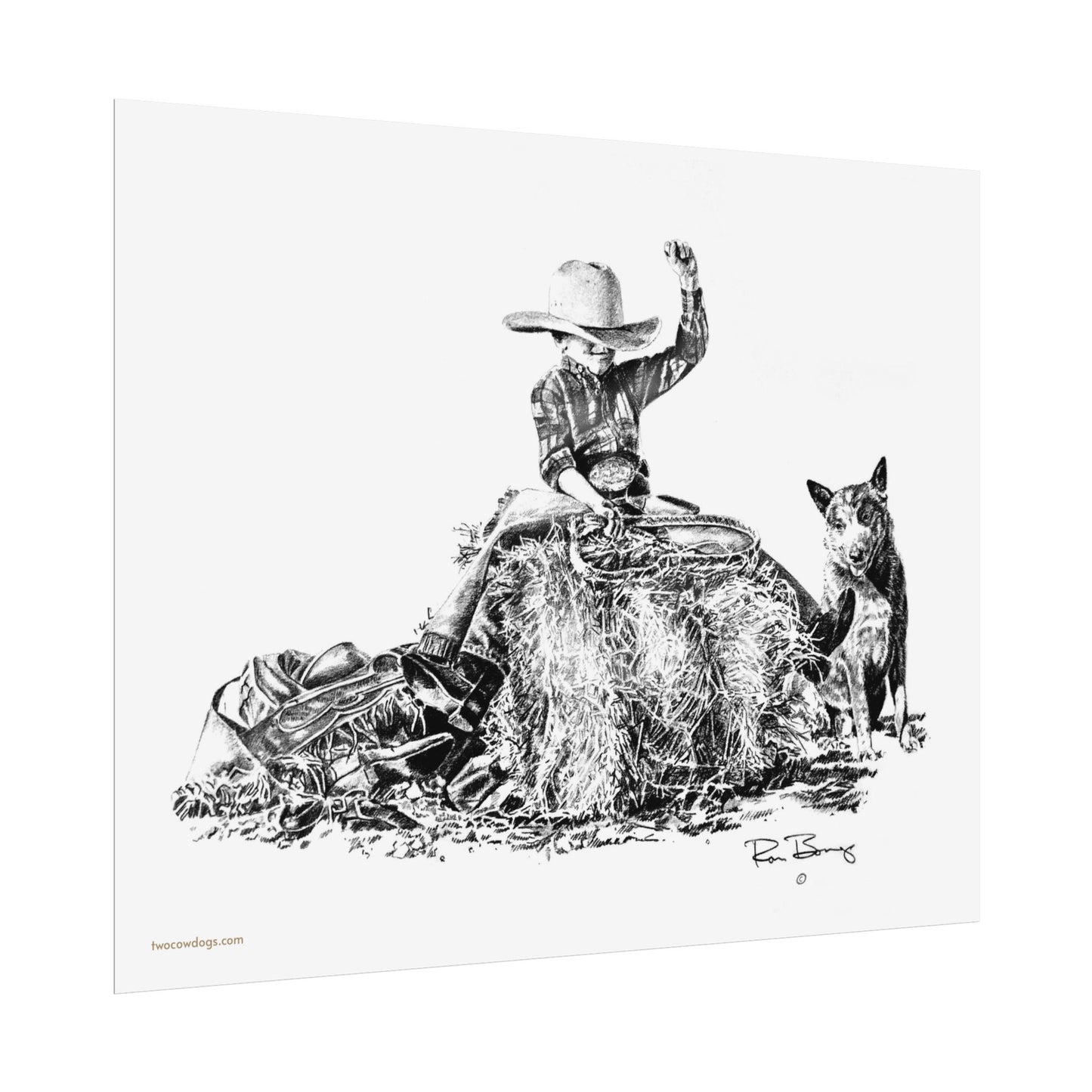 Future Bull Rider, Custom Print
