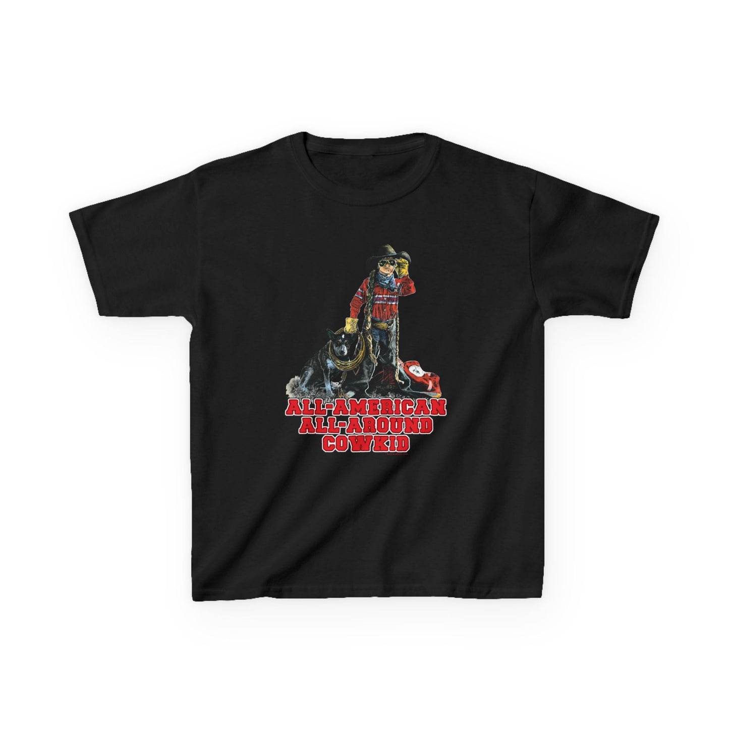 Kids- All-American All-Around Cowkid Heavy Cotton™ Tee