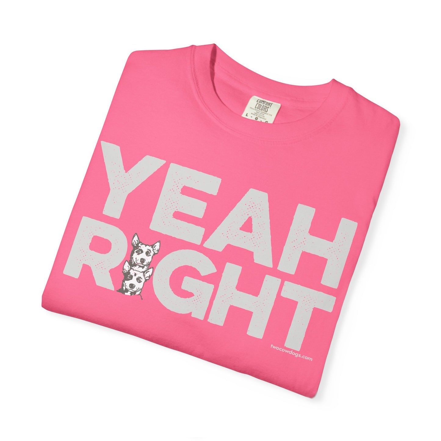 YEAH RIGHT, Garment Dyed T-Shirt