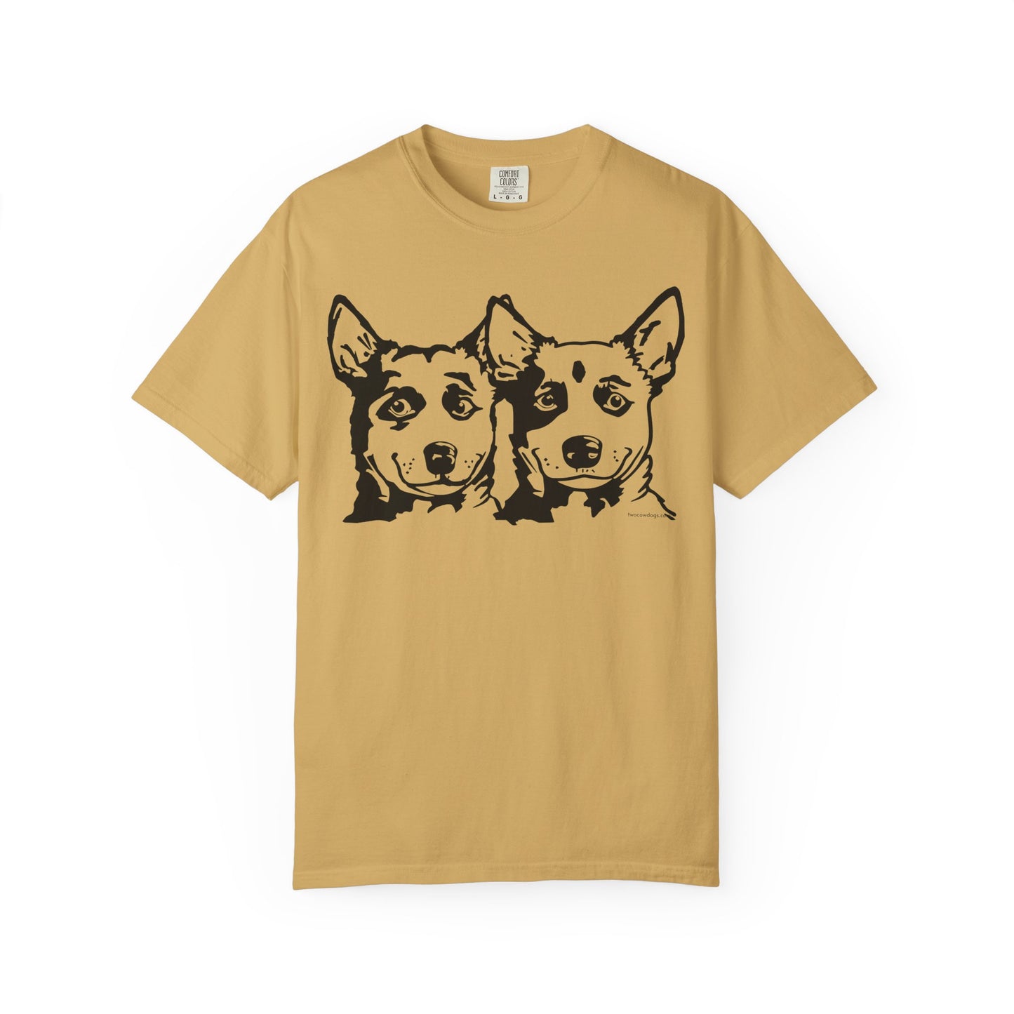 Cartoon Cowdogs Tshirt - Unisex Garment-Dyed