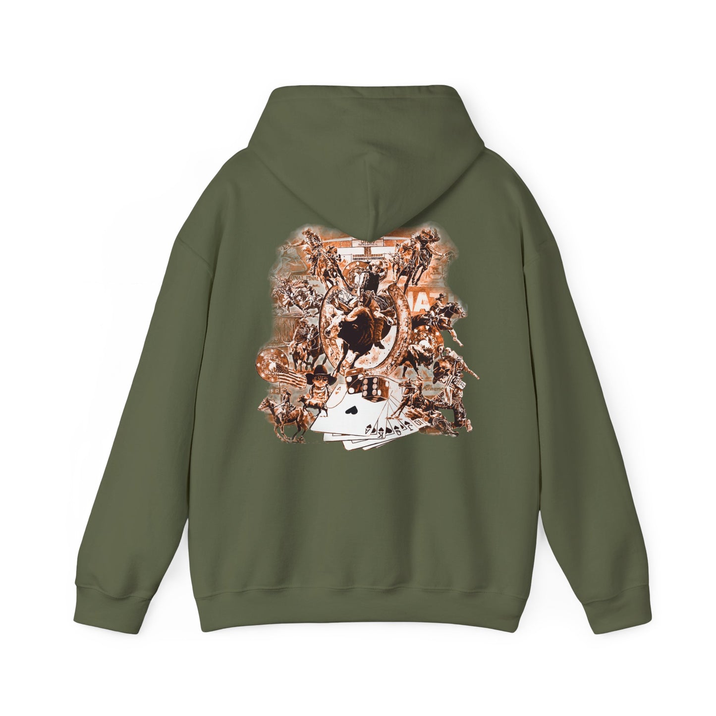 Vegas NFR Rodeo, Heavy-Blend Hooded Sweatshirt, National Finals Rodeo