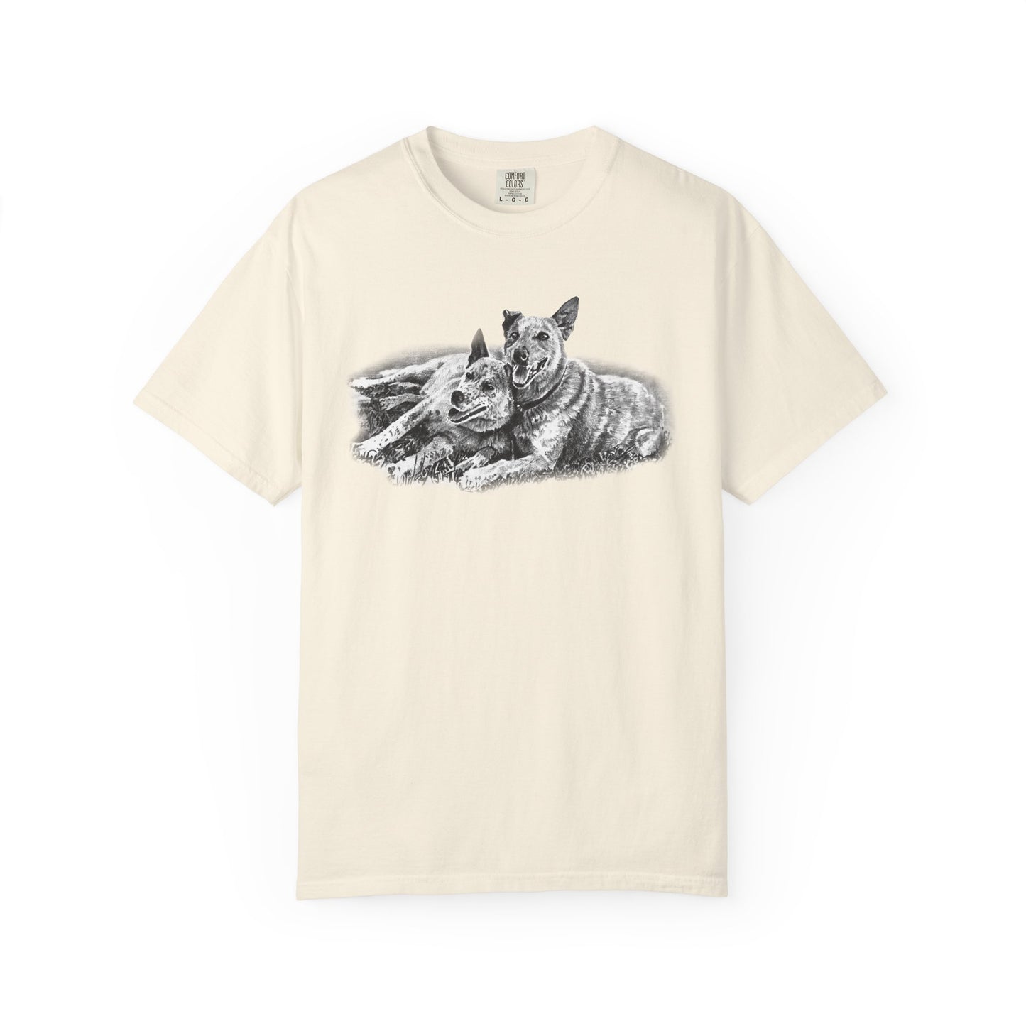 Two Red Heeler Cowdogs Unisex T-Shirt