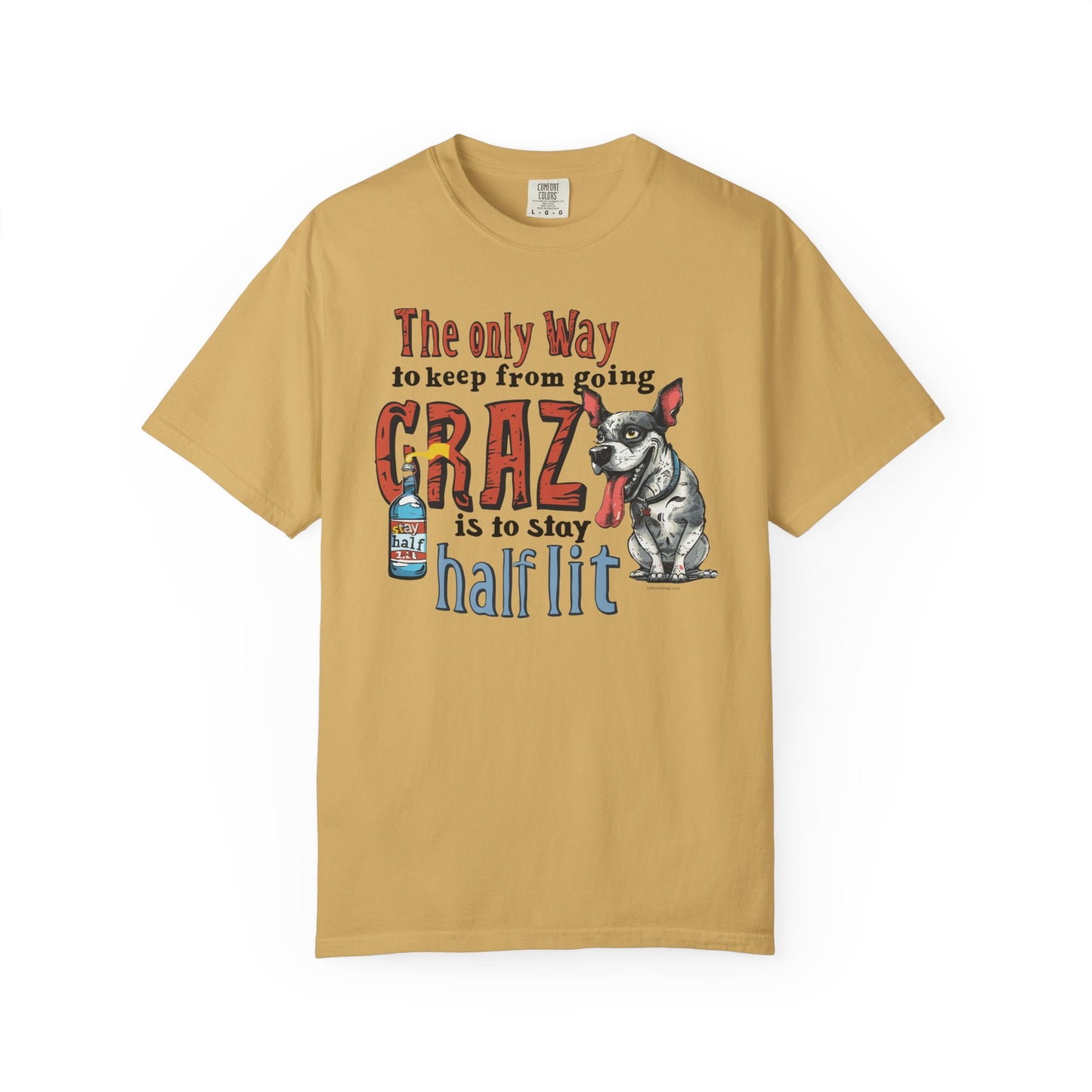 Crazy Half Lit Dog T-Shirt