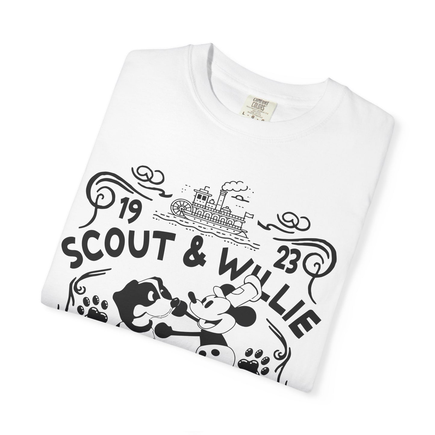 Vintage Scout and Steamboat Willie T-Shirt