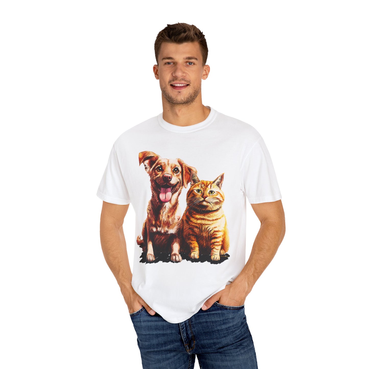 Odie and His Fat Cat Friend Super-Soft Tee
