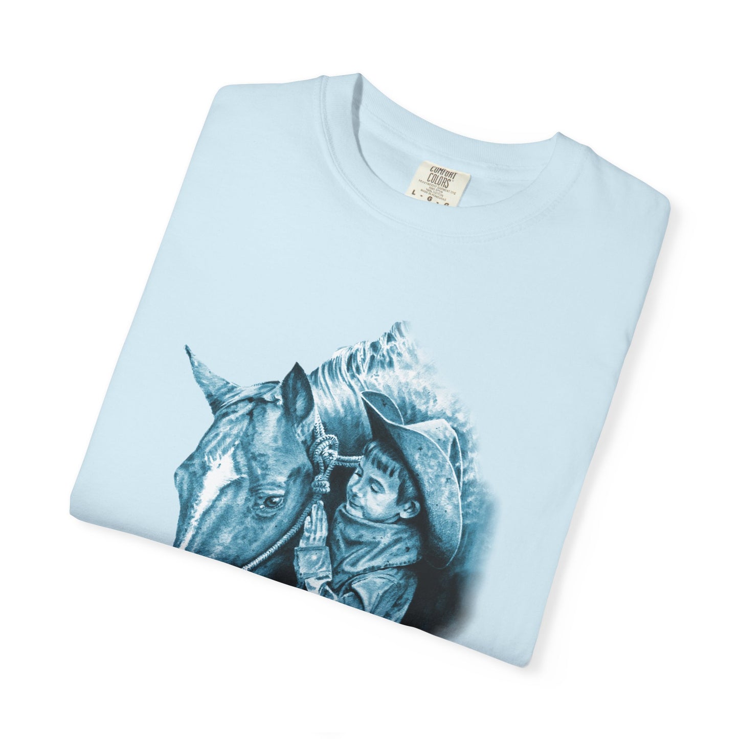 Horse Gift Tee Shirt, Cowkid gets pony for present
