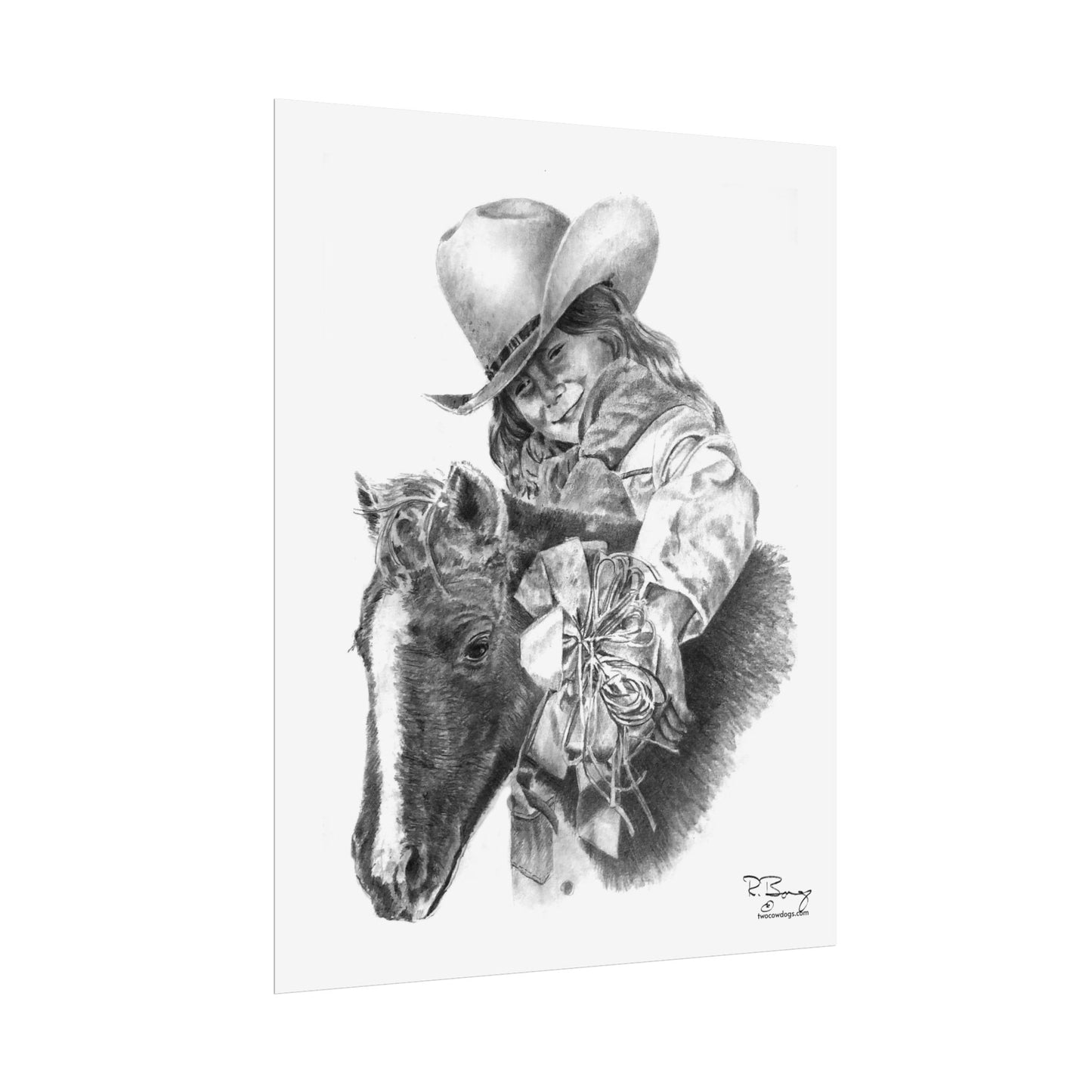 Christmas Pony Print