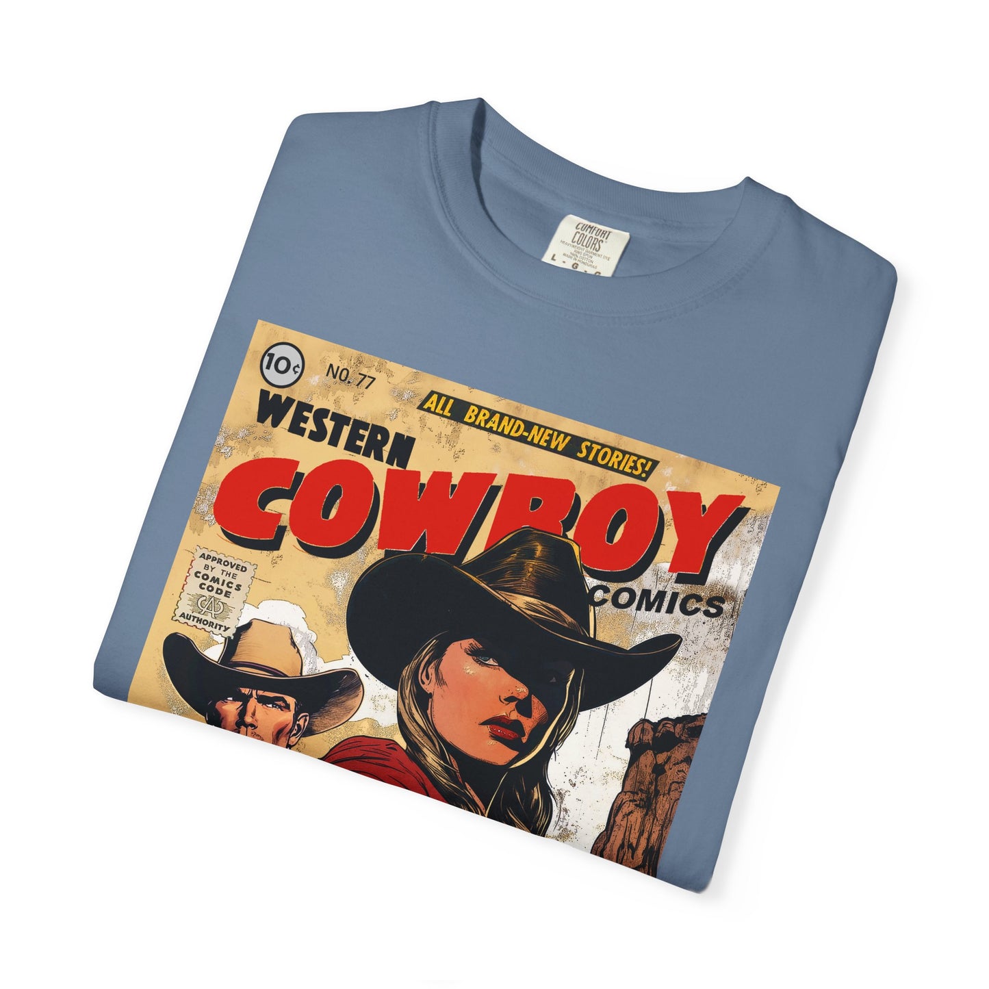 Western Comic Book T-Shirt - Ruby Don't Take Your Love to Town