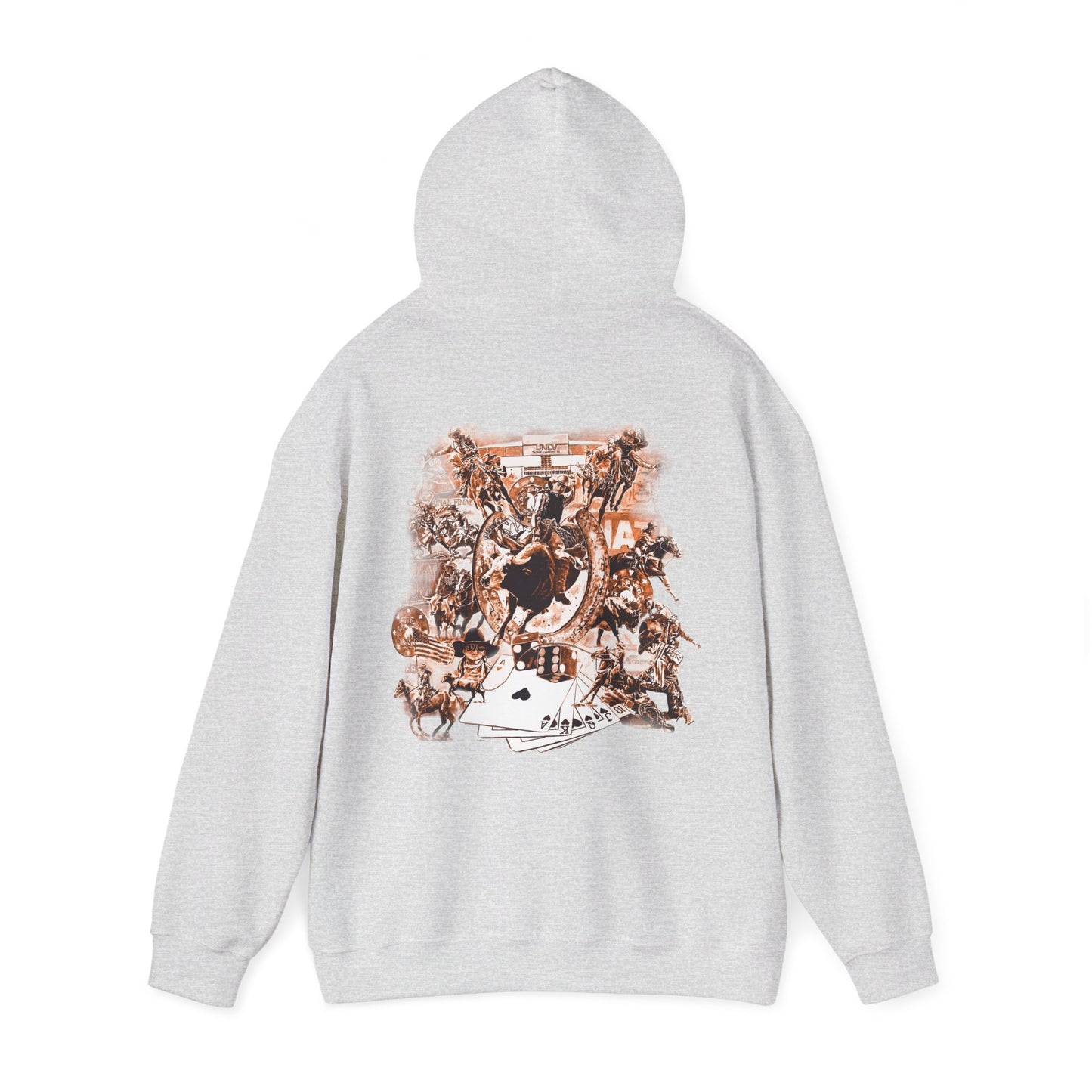 Vegas NFR Rodeo, Heavy-Blend Hooded Sweatshirt, National Finals Rodeo