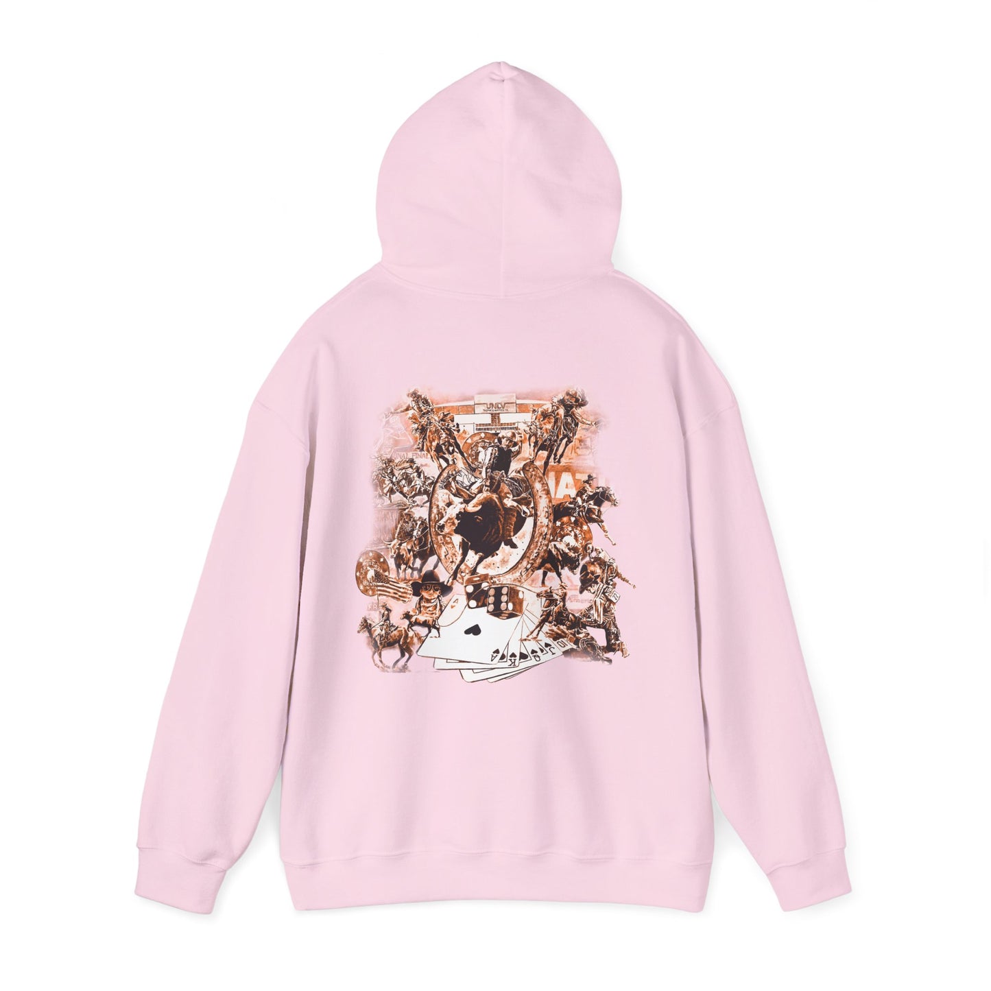 Vegas NFR Rodeo, Heavy-Blend Hooded Sweatshirt, National Finals Rodeo