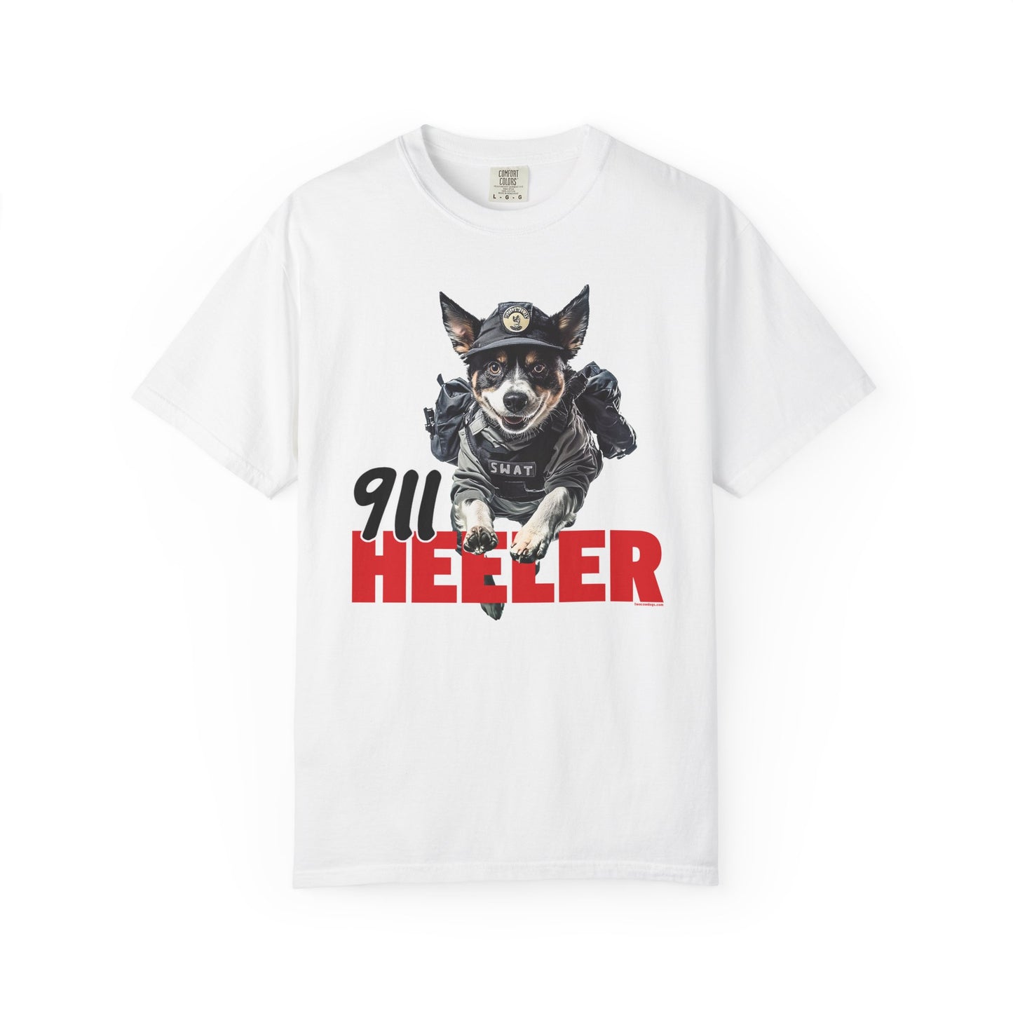 Heeler 911 Unisex T-shirt - Police Dog Design