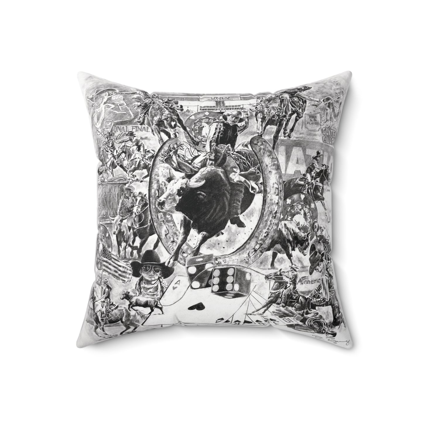Rodeo Finals Pillow