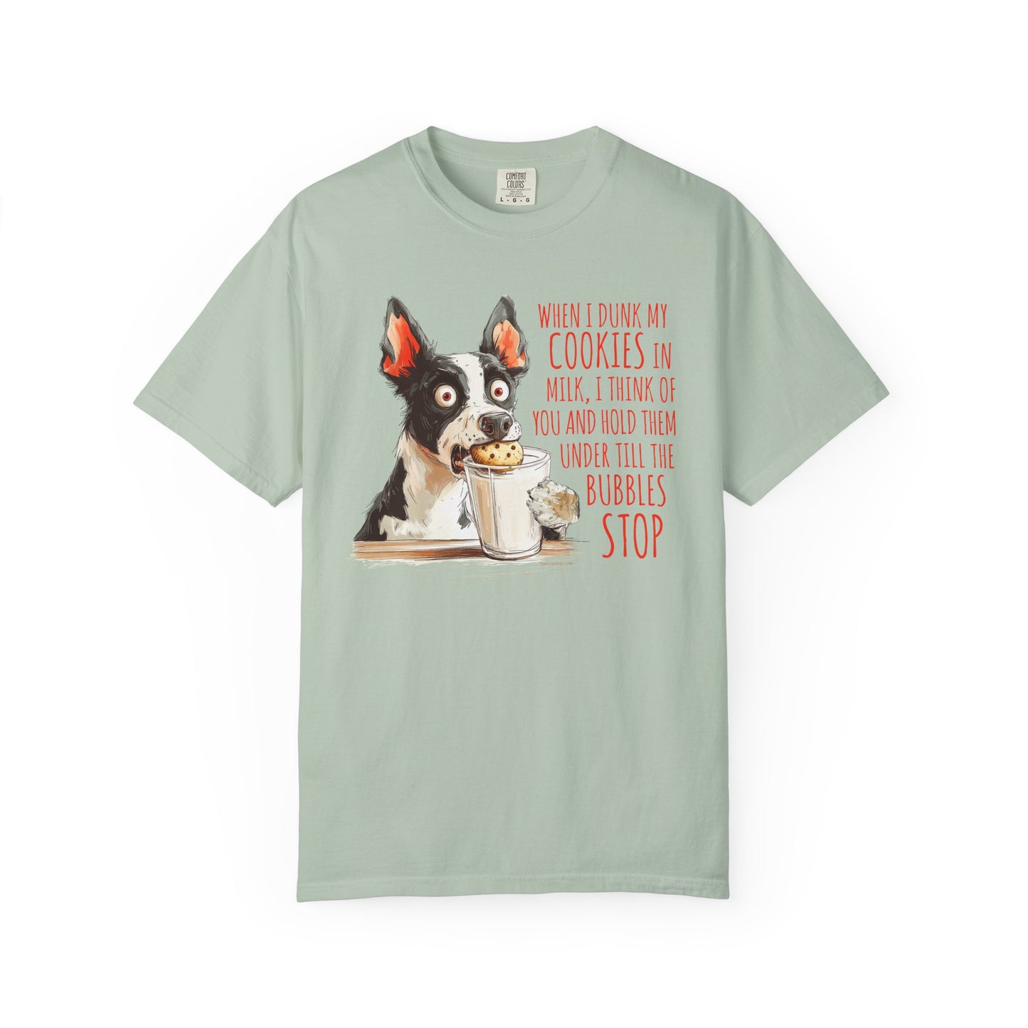 Cowdog Dipping Cookies T-Shirt - Unisex