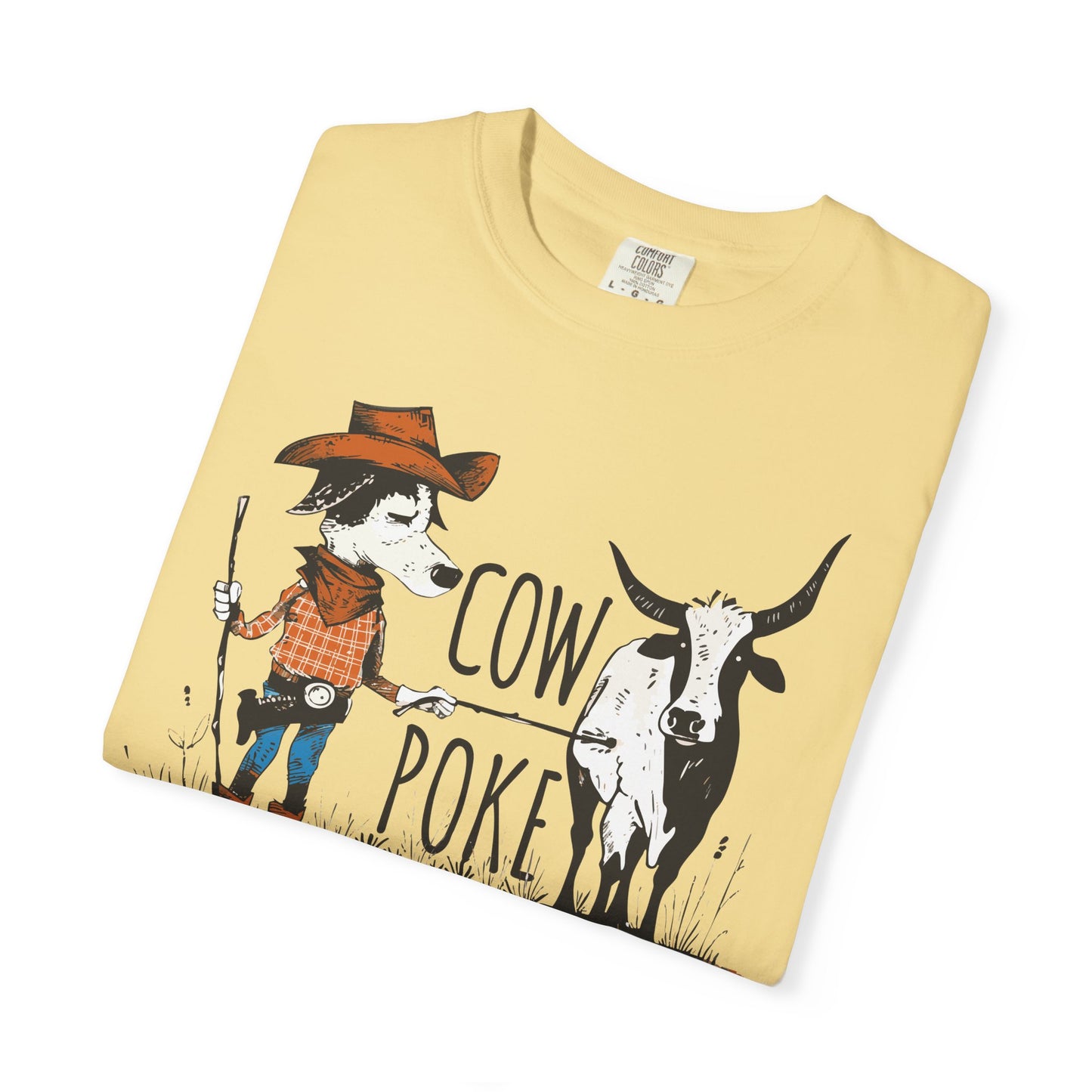 Cow Poke T-Shirt - Unisex Garment-Dyed