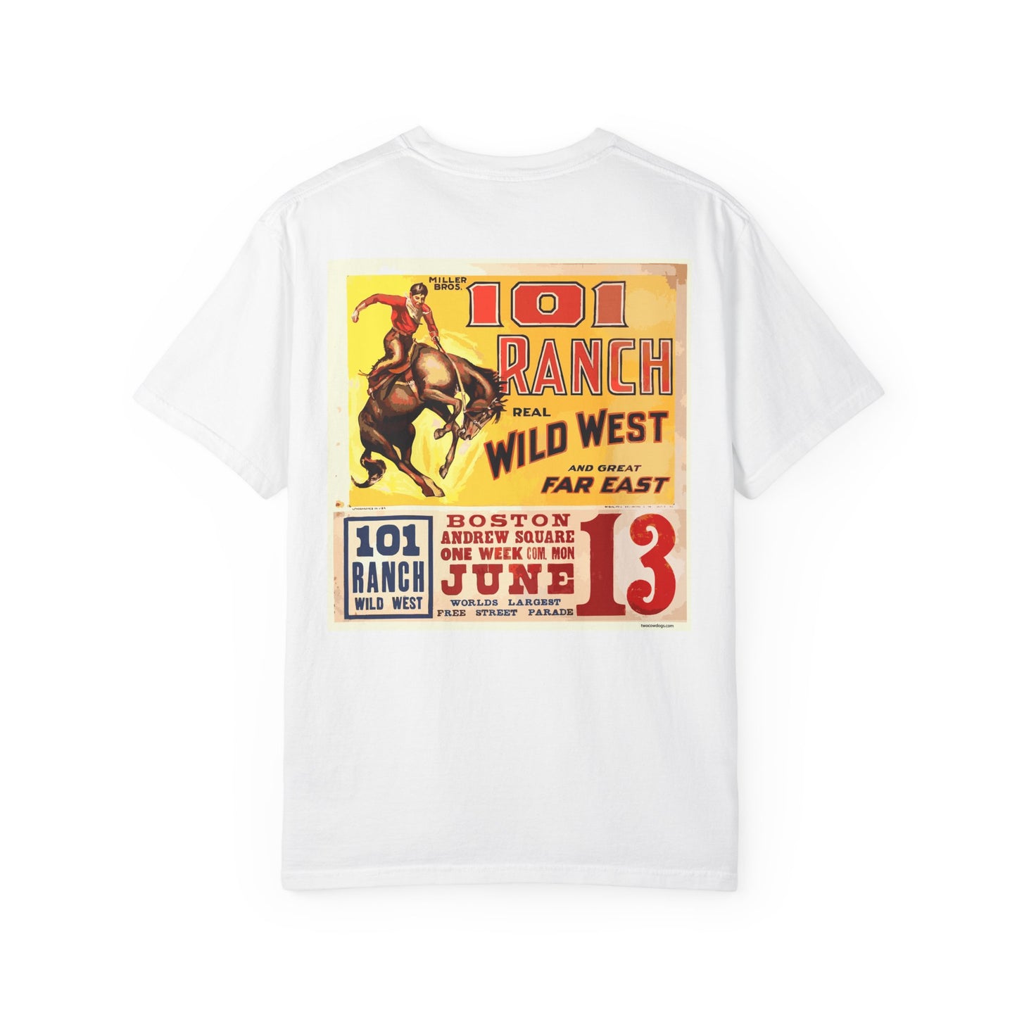 Vintage Wild West Rodeo T-Shirt, Front and Back